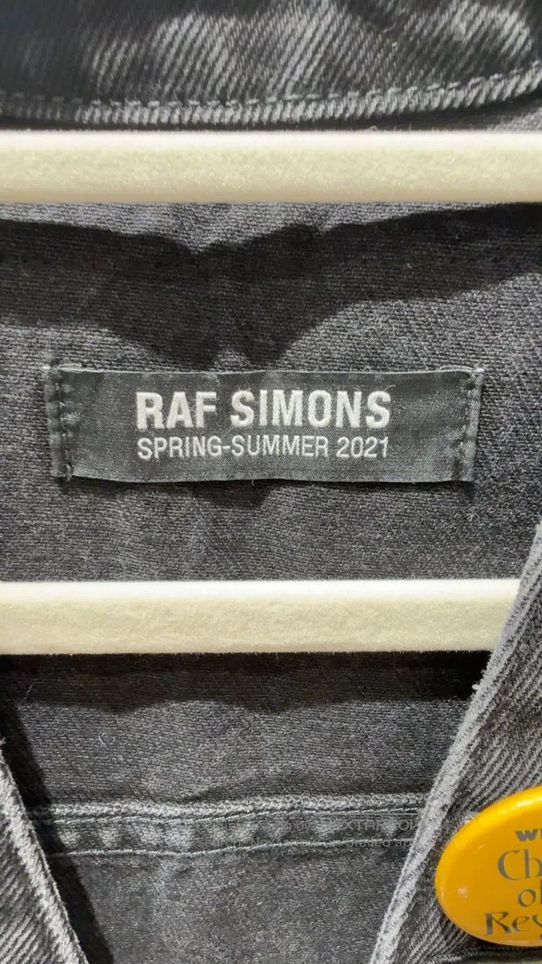 Raf Simons Raf Simons Denim vest jacket signboard portrait Size US S / EU 44-46 / 1 - 2 Thumbnail