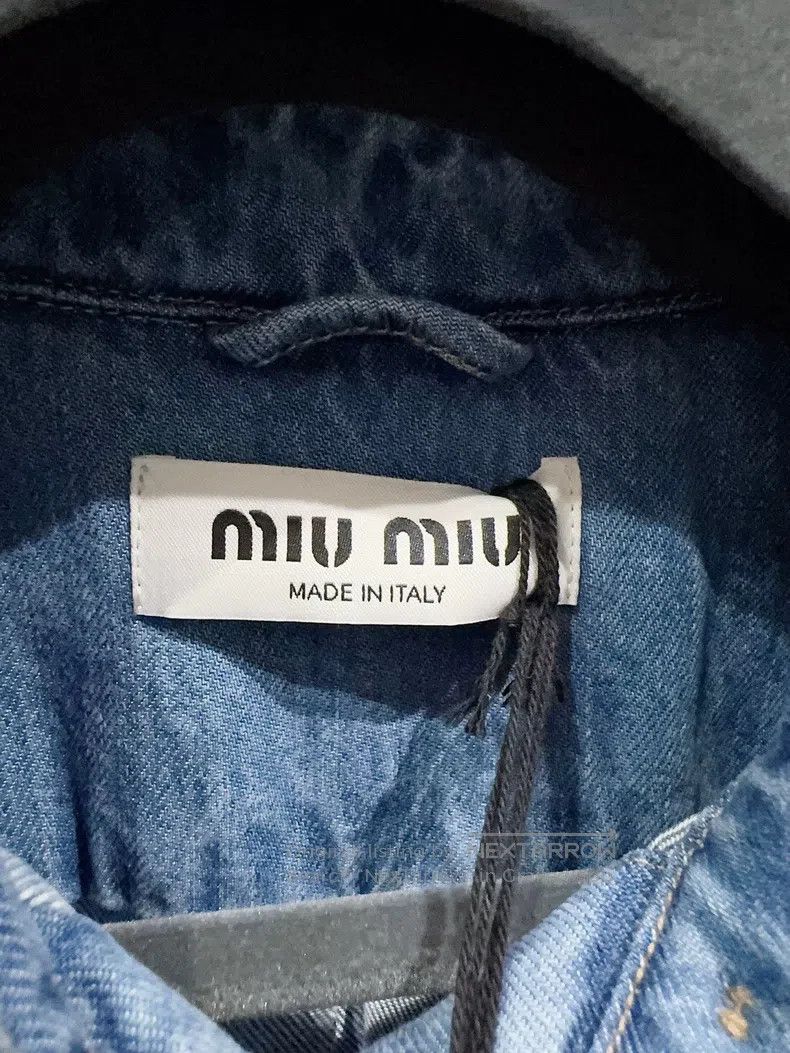 Miu Miu Miu Miu 40 Spring and summer denim jacket Size M / US 6-8 / IT 42-44 - 2 Thumbnail