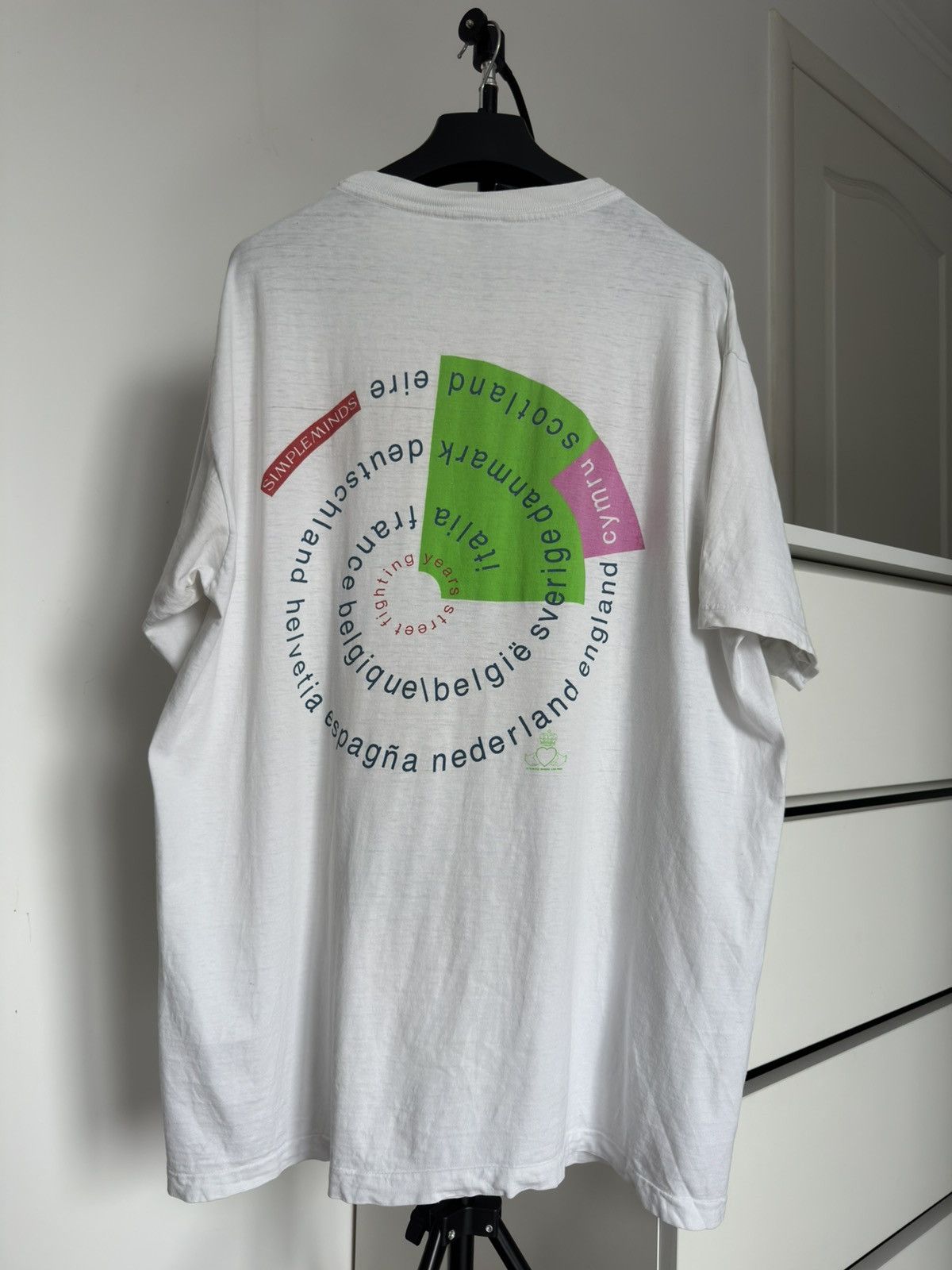 Band Tees Vintage 1989 Simple Minds Scotish Britpop Band Tee Size US XL / EU 56 / 4 - 5 Thumbnail