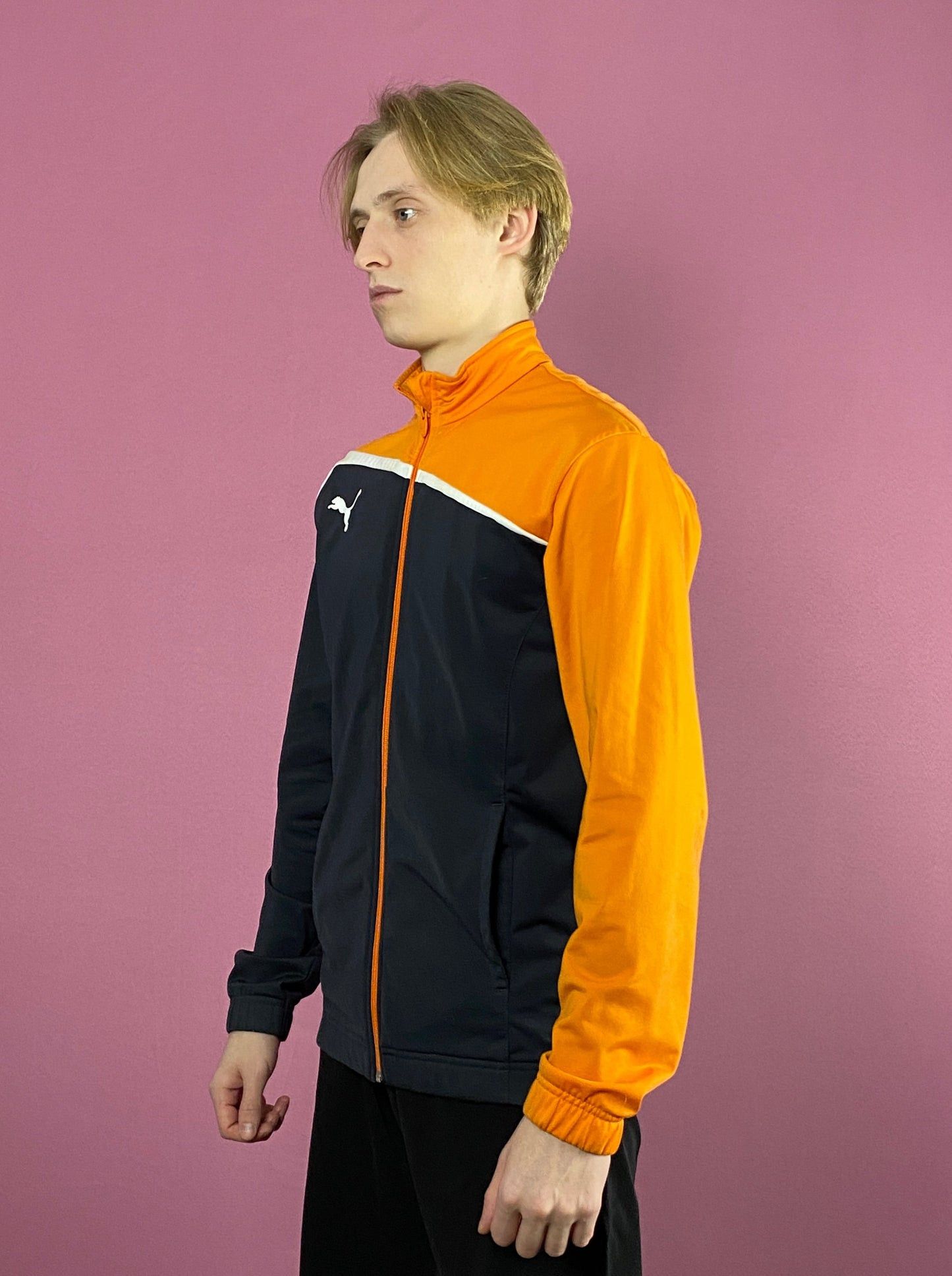 Puma × Vintage Europene Line Vintage Men's Abstract Windbreaker Jacket - XL Size US XXL / EU 58 / 5 - 1 Thumbnail