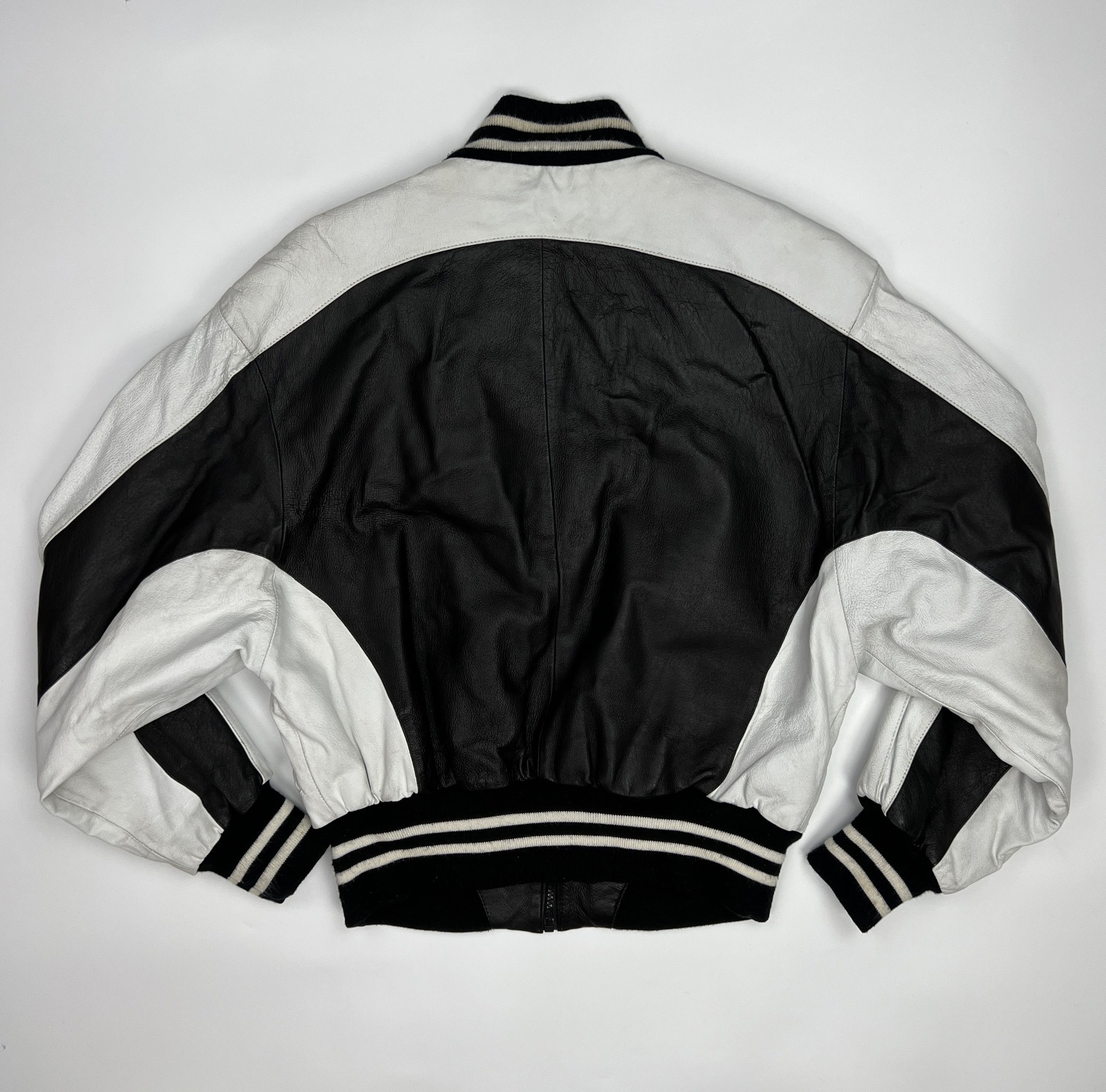 Japanese Brand Vintage Avant Garde Leather Bomber Moto Jacket Korea Size US S / EU 44-46 / 1 - 11 Thumbnail