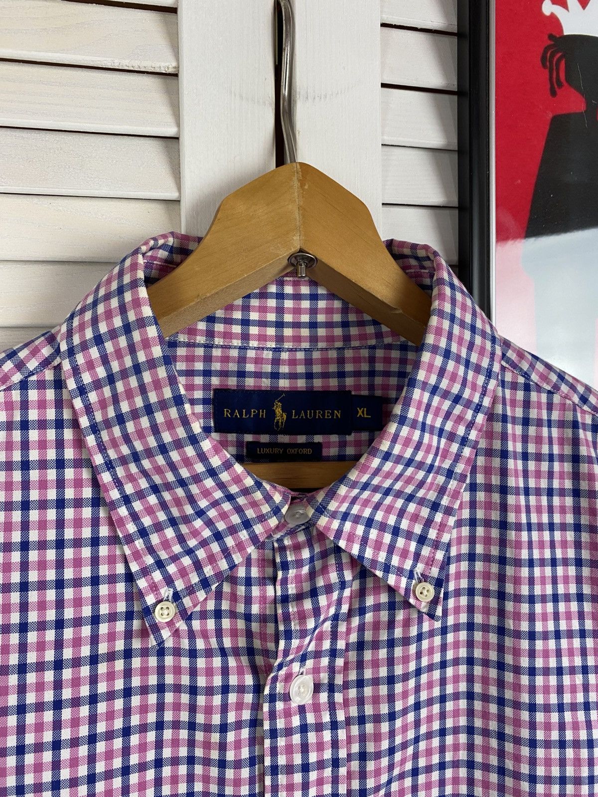 Polo Ralph Lauren Vintage Shirt Button Up Polo Ralph Lauren Plaid Striped Size US XL / EU 56 / 4 - 4 Thumbnail
