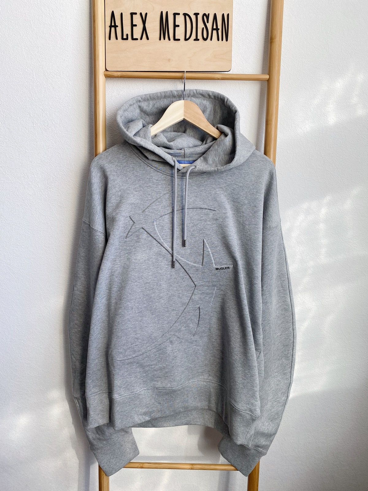 Mugler Mugler x H&M Star Motif Hoodie Size L Size US L / EU 52-54 / 3 - 7 Thumbnail