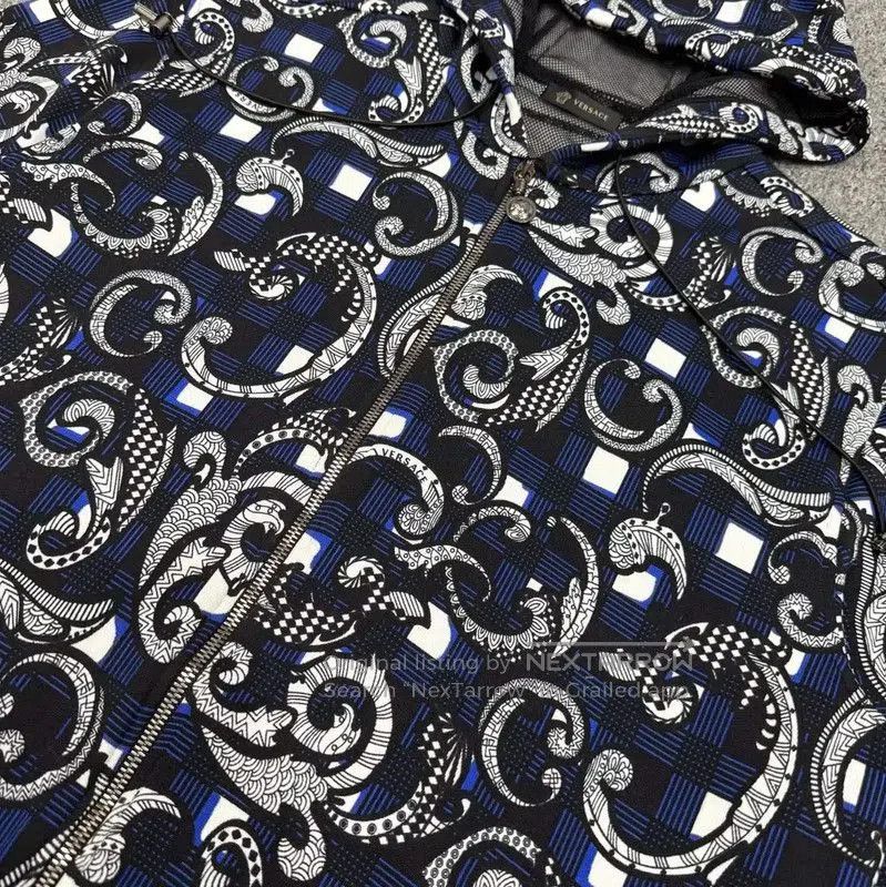 Versace Versace Multicolor Cotton Hooded Sweatshirt . Size US XXL / EU 58 / 5 - 3 Thumbnail