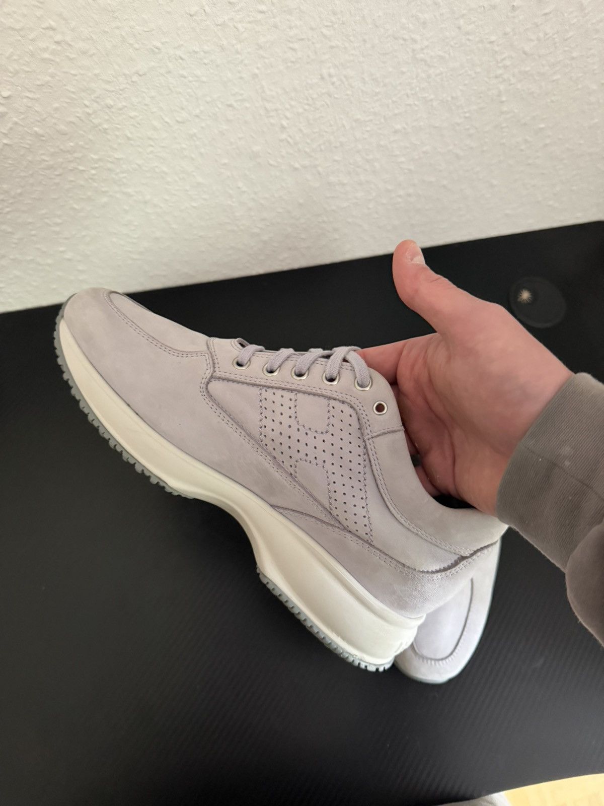 Hogan Hogan Interactive Sneakers Beige Suede/Nubuck Size US 8 / IT 38 - 4 Thumbnail