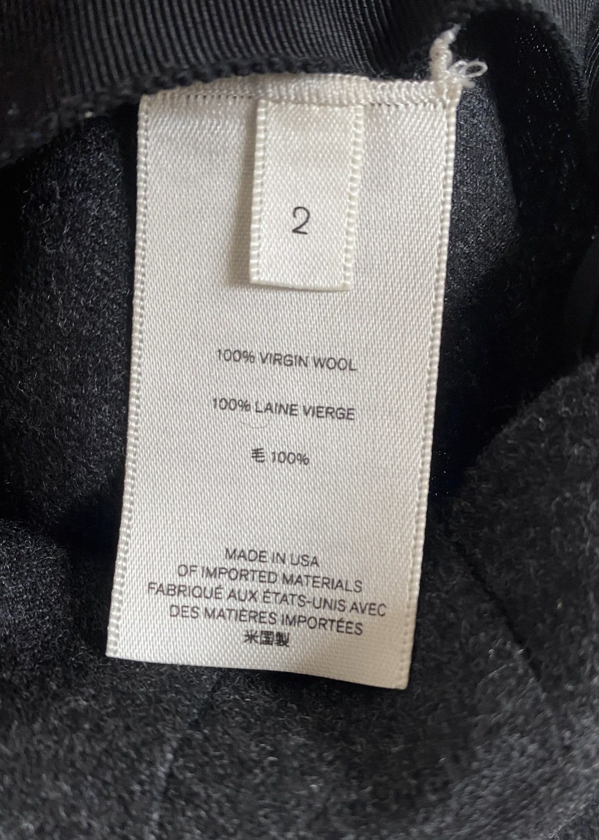 The Row The Row Charcoal Virgin Wool Cropped Pants Size 26" / US 2 / IT 38 - 6 Thumbnail