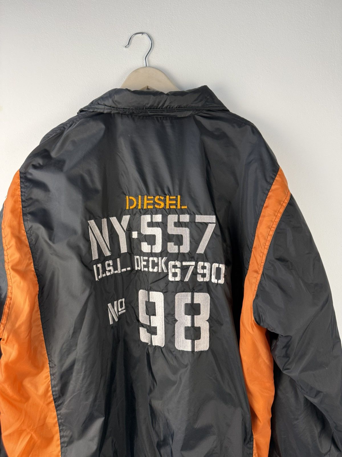 Diesel Diesel Vintage Big Logo Black Jacket Size US XXL / EU 58 / 5 - 4 Thumbnail