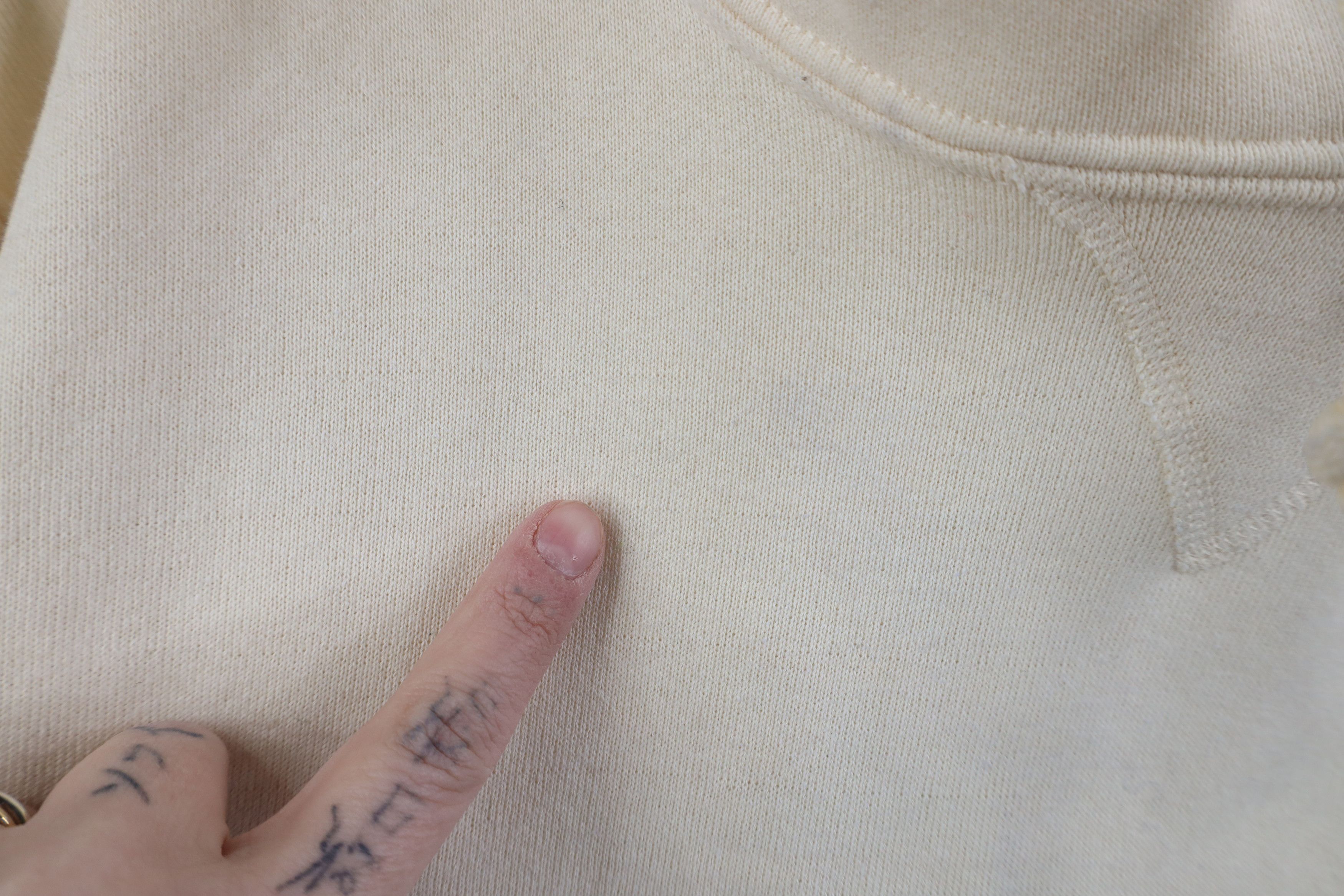 Russell Athletic Vintage 90s Y2K Russell Athletic Hoodie Sweatshirt Cream Size US M / EU 48-50 / 2 - 6 Thumbnail