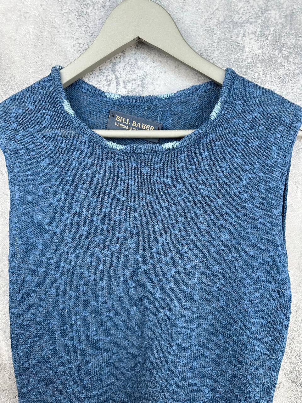 Designer Bill Baber Sunset Shell Top Soft Linen Rich Texture Vest Size M / US 6-8 / IT 42-44 - 4 Thumbnail