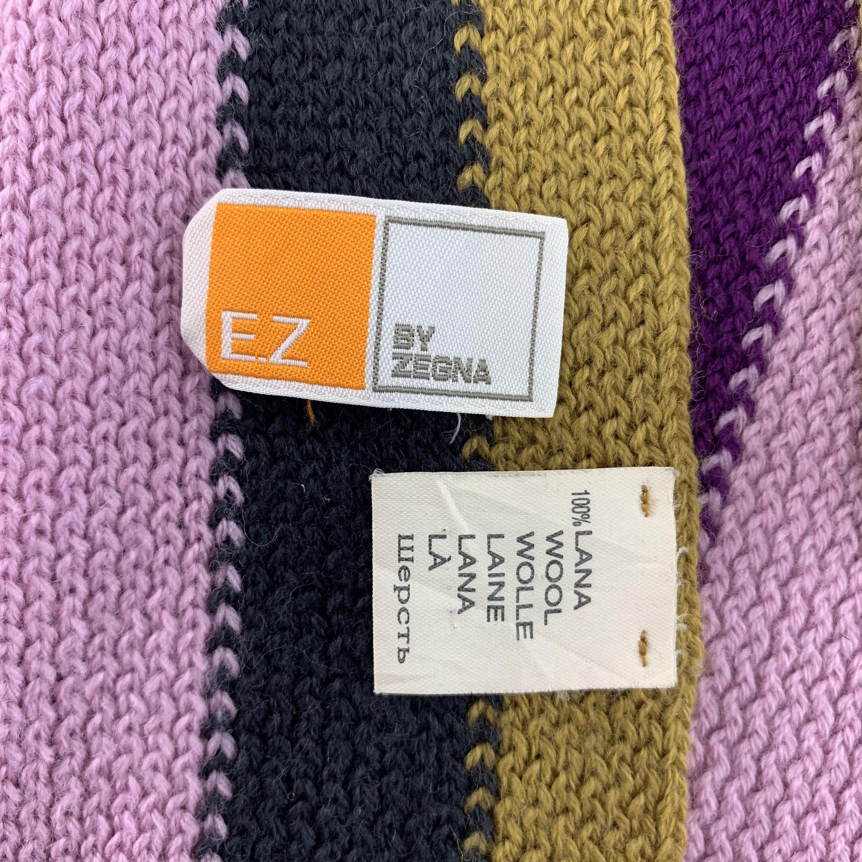 Ermenegildo Zegna Zegna Scarf Wool Muffler Neck Wrap BL4370 Size ONE SIZE - 3 Thumbnail