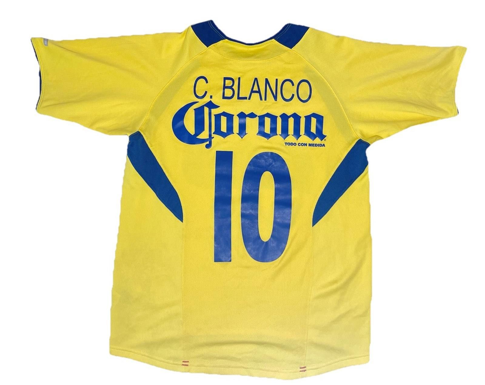 Nike Nike Soccer Jersey Club América 2006/07 C. Blanco #10 Large Size ONE SIZE - 2 Thumbnail