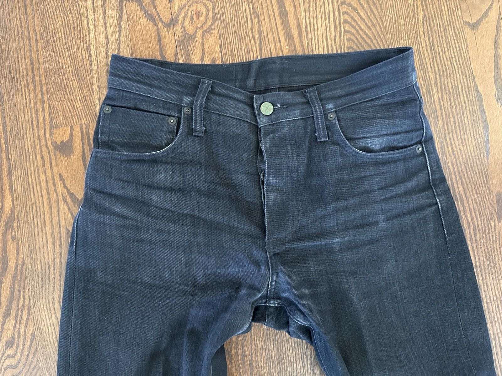 Left Field Nyc Left Field NYC Black Maria Raw Denim Size US 30 / EU 46 - 2 Thumbnail