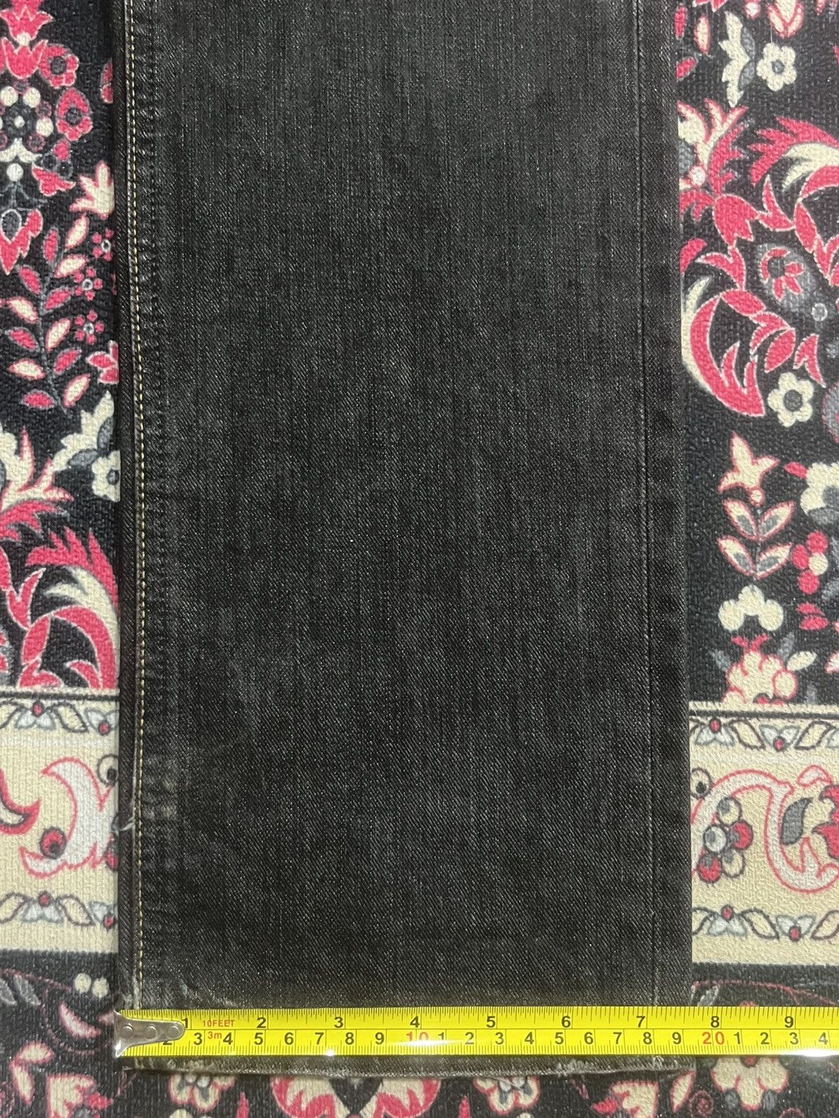 Lee Vintage Lee Rider Sanforized Black Faded Whisker Jeans Size US 31 - 16 Thumbnail