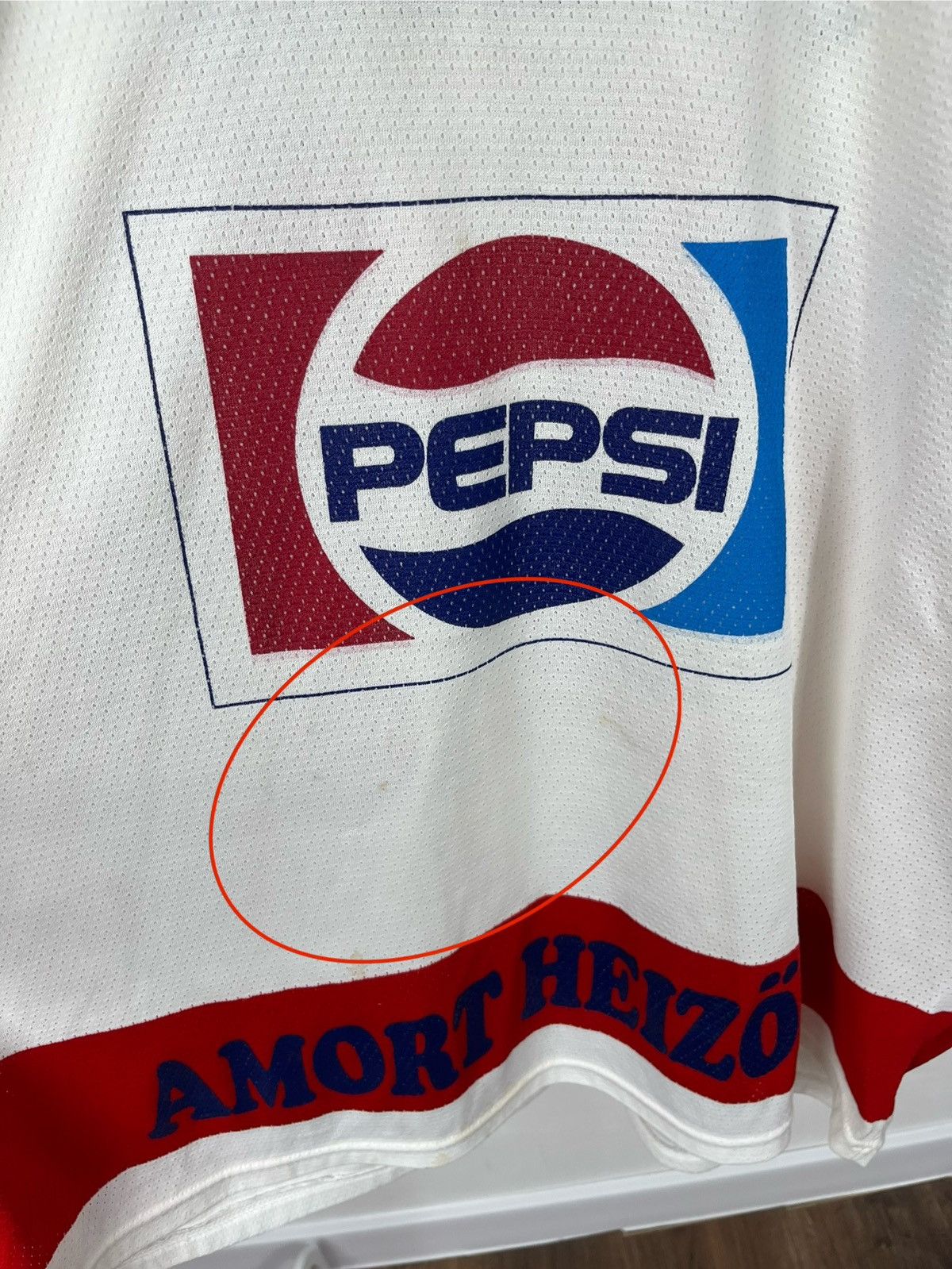 Ccm Vintage Pepsi Hockey Jersey Scarsini #44 Maska TG/XL Canada Size US XL / EU 56 / 4 - 4 Thumbnail