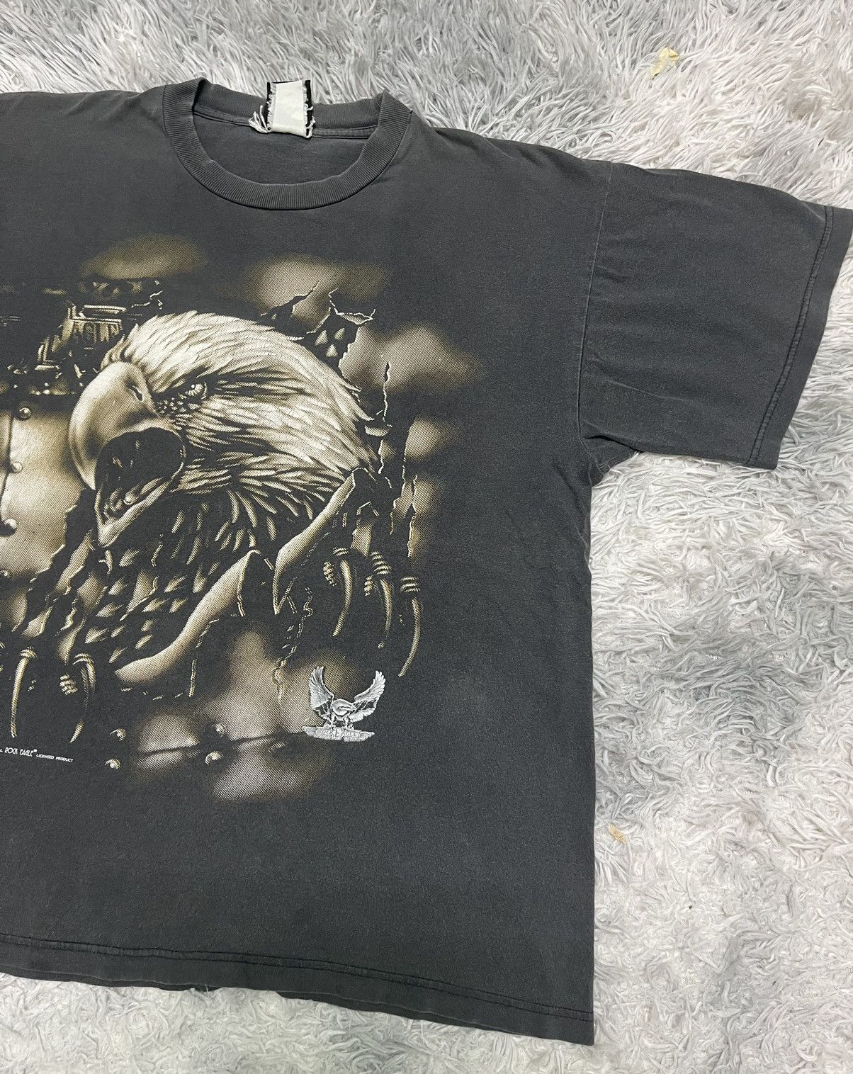 Other 1990s HARLEY DAVIDSON INSPIRED FLYBEANS RARE OVERPRINT SHIRT Size US L / EU 52-54 / 3 - 4 Thumbnail