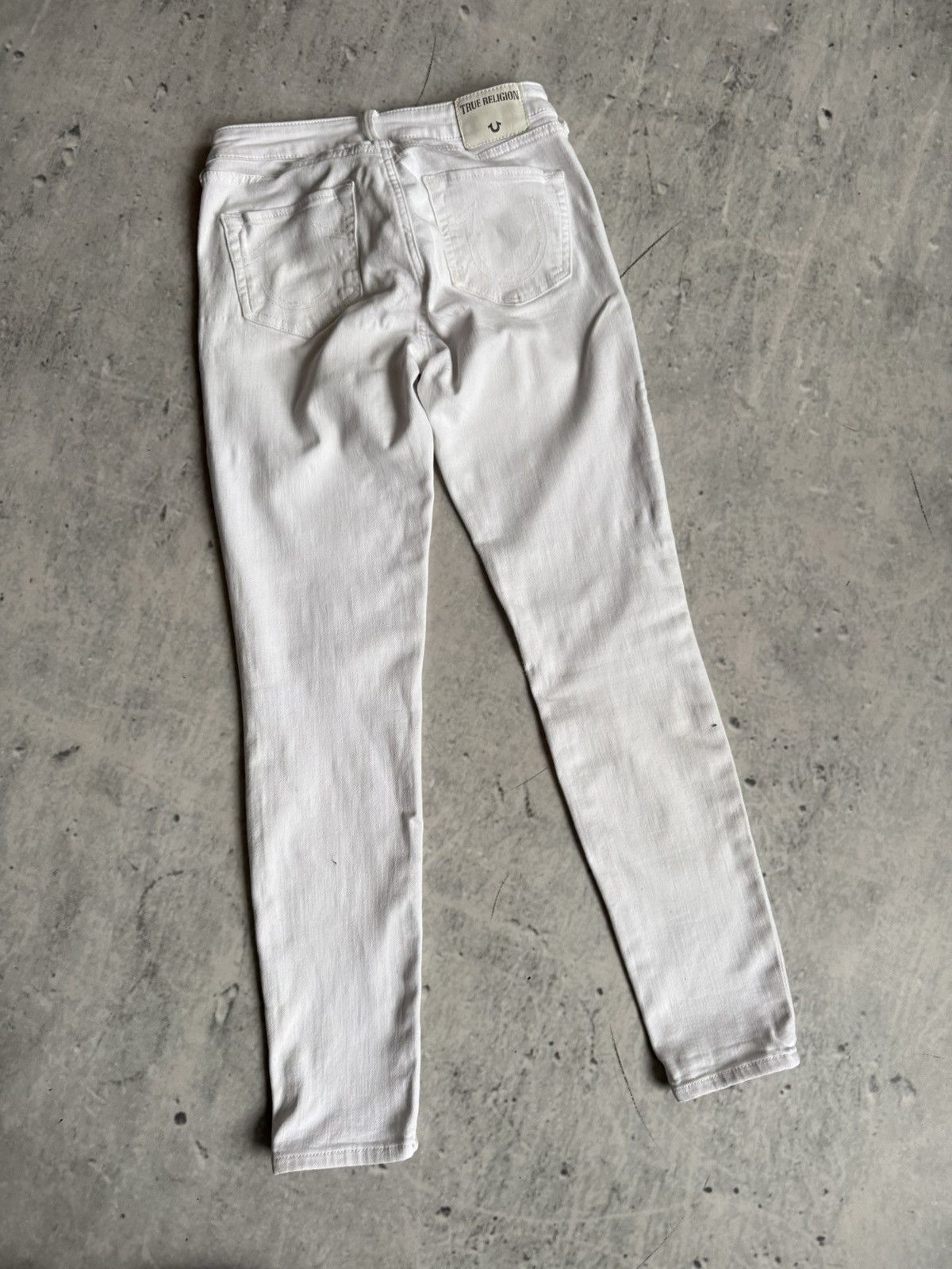 True Religion True religion white jeans wmns skinny style Size 26" / US 2 / IT 38 - 2 Thumbnail