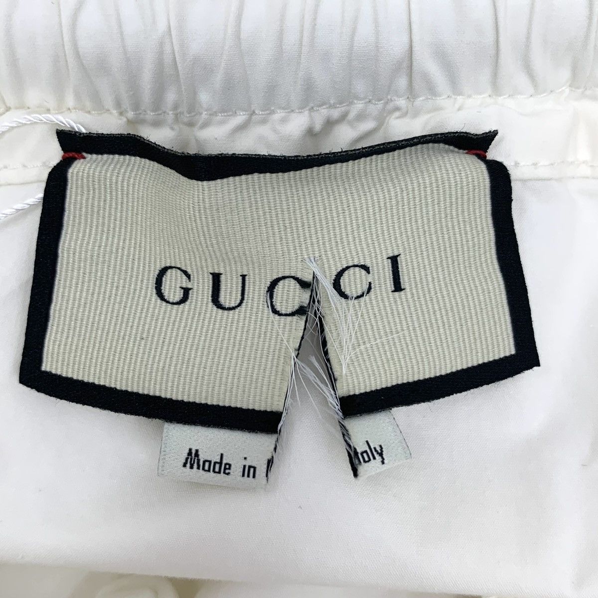 Gucci Gucci White Stripe Webbing Cotton Casual Pants K26WX Size 28" / US 6 / IT 42 - 7 Thumbnail