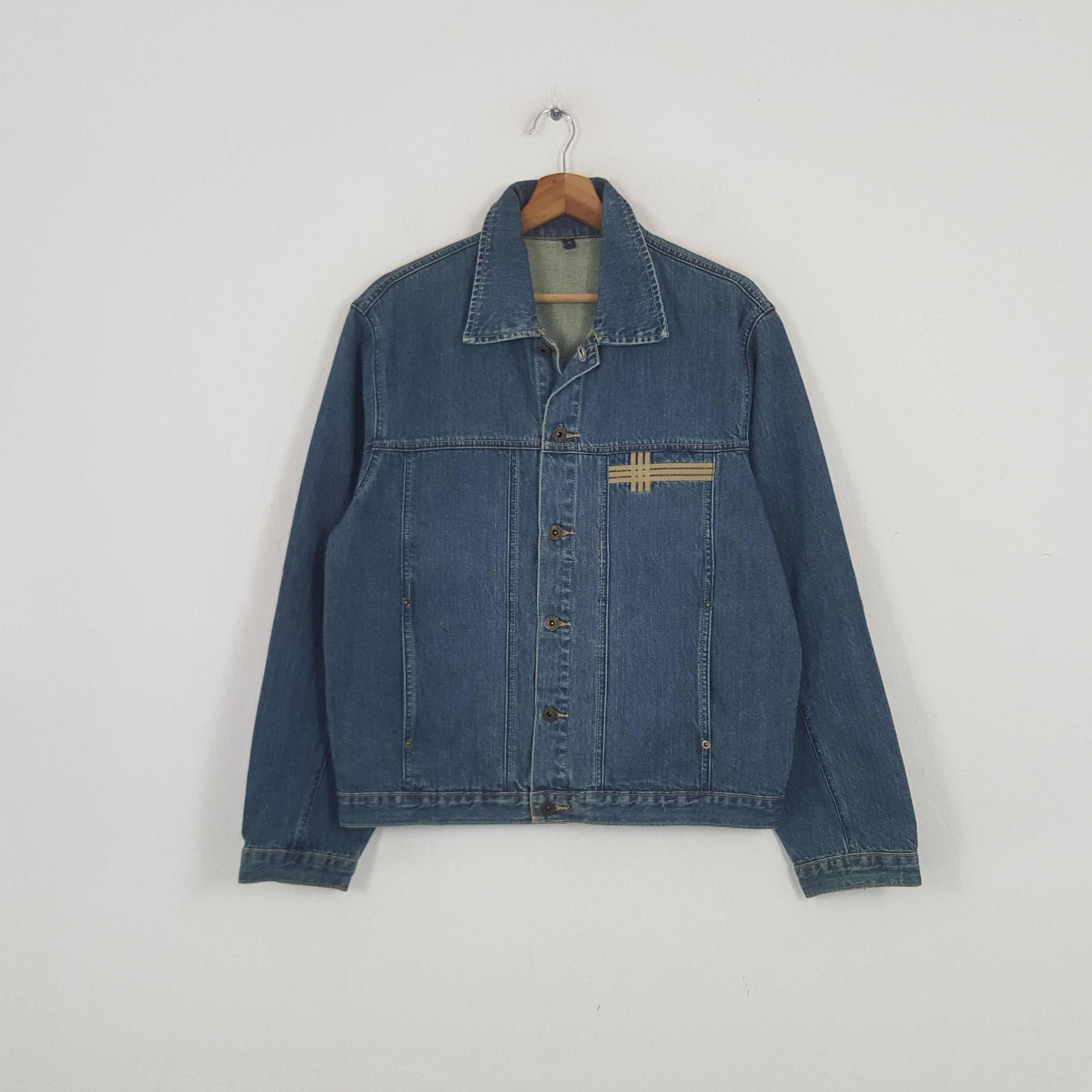 Burberry × Vintage Vintage Burberry London Designer Brand Denim Jacket Size US M / EU 48-50 / 2 - 3 Thumbnail