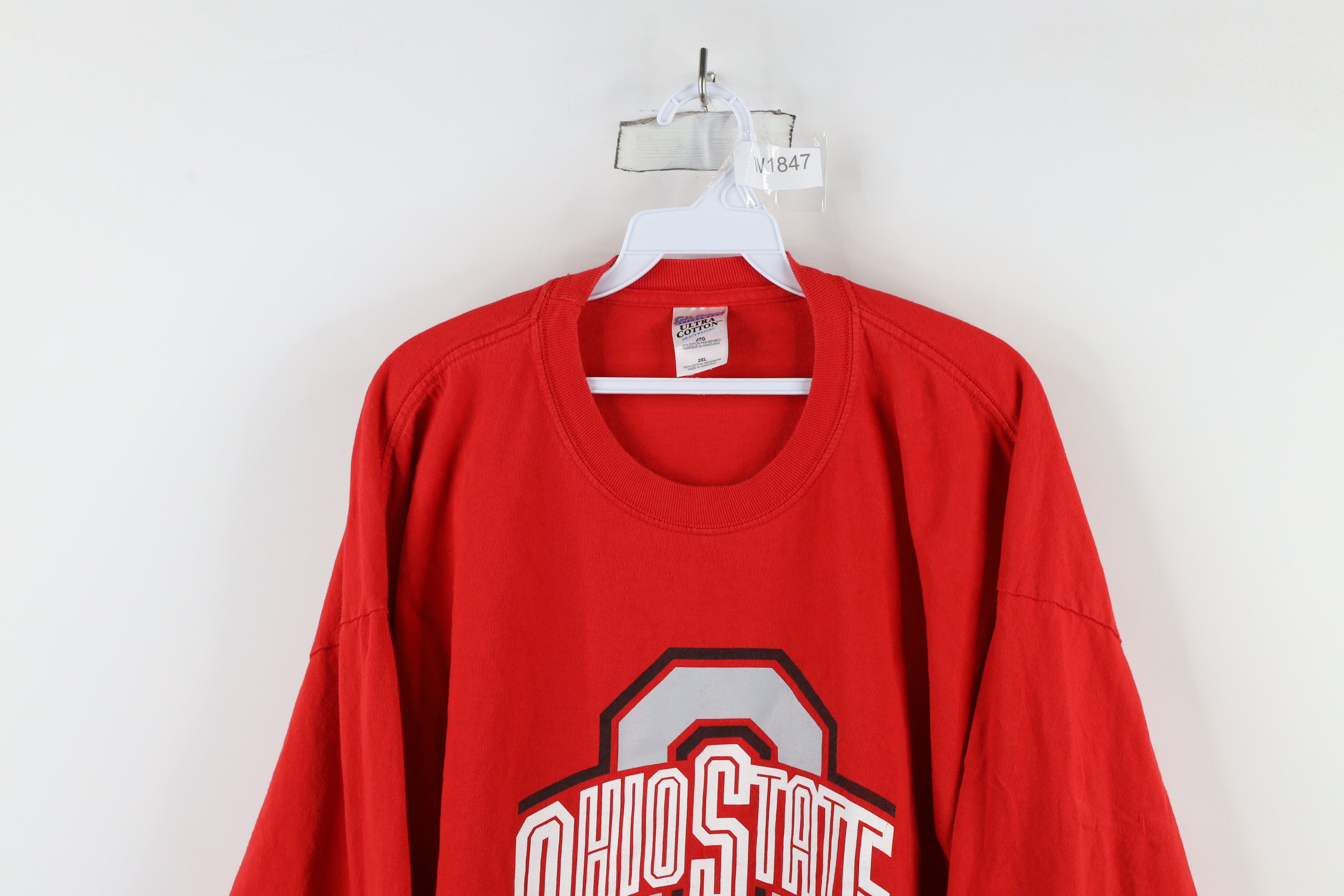 Vintage Vintage Out Ohio State University Long Sleeve T-Shirt Red Size US XXL / EU 58 / 5 - 2 Thumbnail