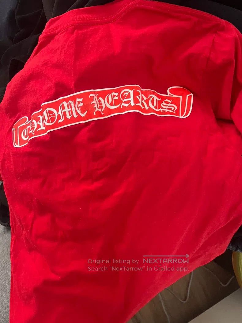 Chrome Hearts CHROME HEARTS Size S Red scroll long sleeve Size US S / EU 44-46 / 1 - 2 Thumbnail