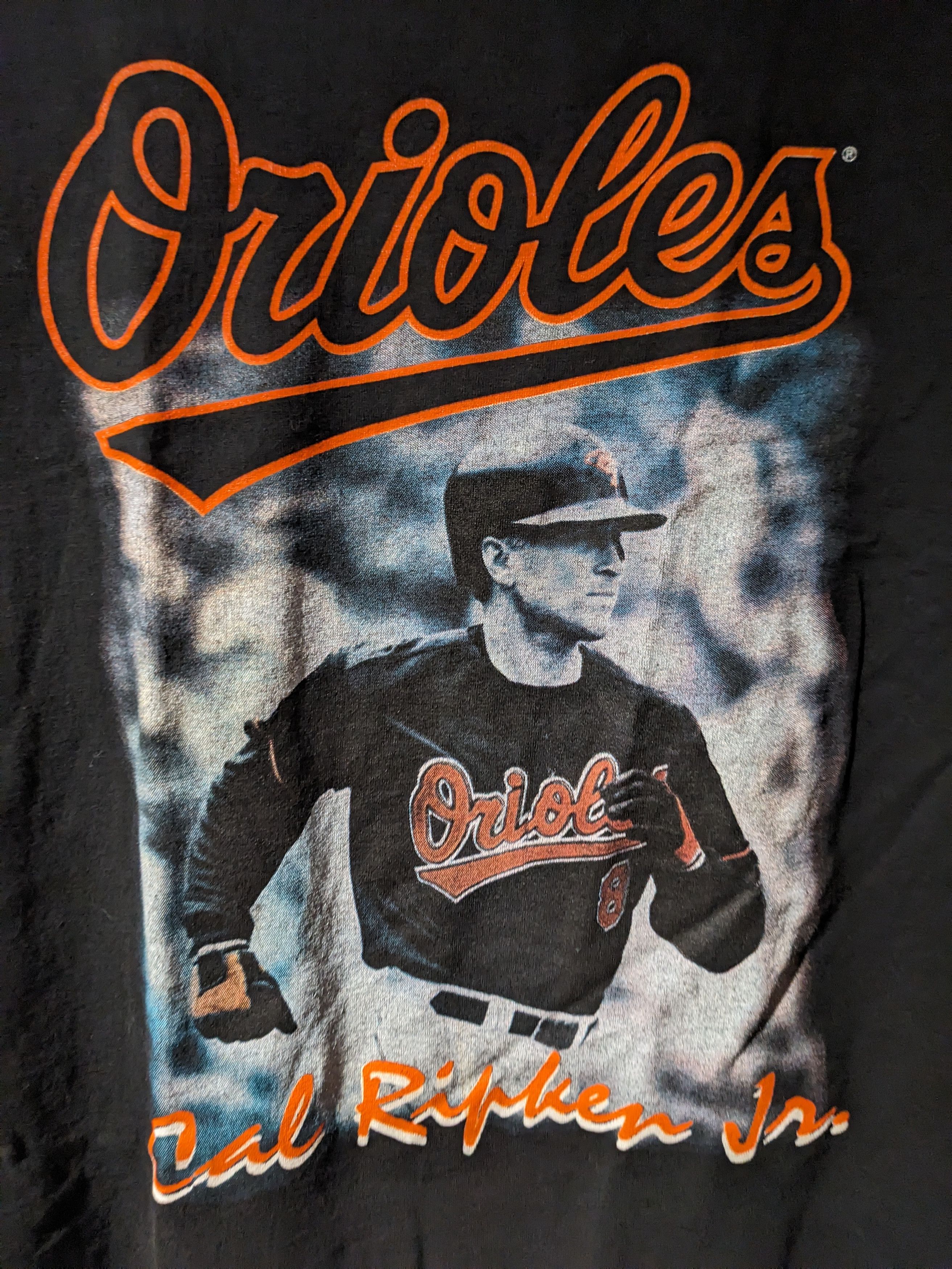 MLB × Vintage Vintage 90s Baltimore Orioles MLB Cal Ripken Jr -Shirt Size US L / EU 52-54 / 3 - 2 Thumbnail