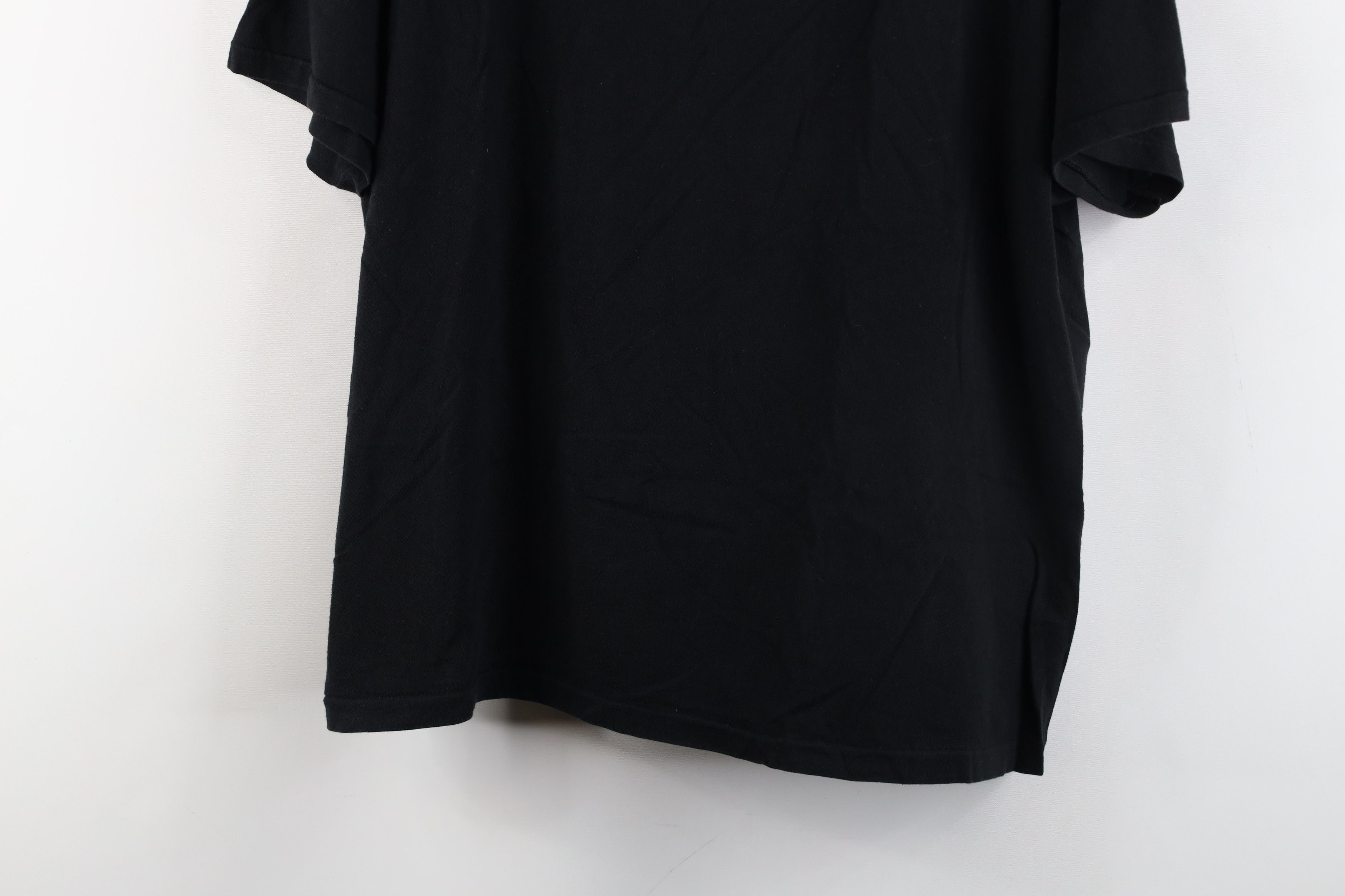 Vintage Vintage 90s Streetwear Fit Short Sleeve T-Shirt Black Cotton Size US XL / EU 56 / 4 - 3 Thumbnail