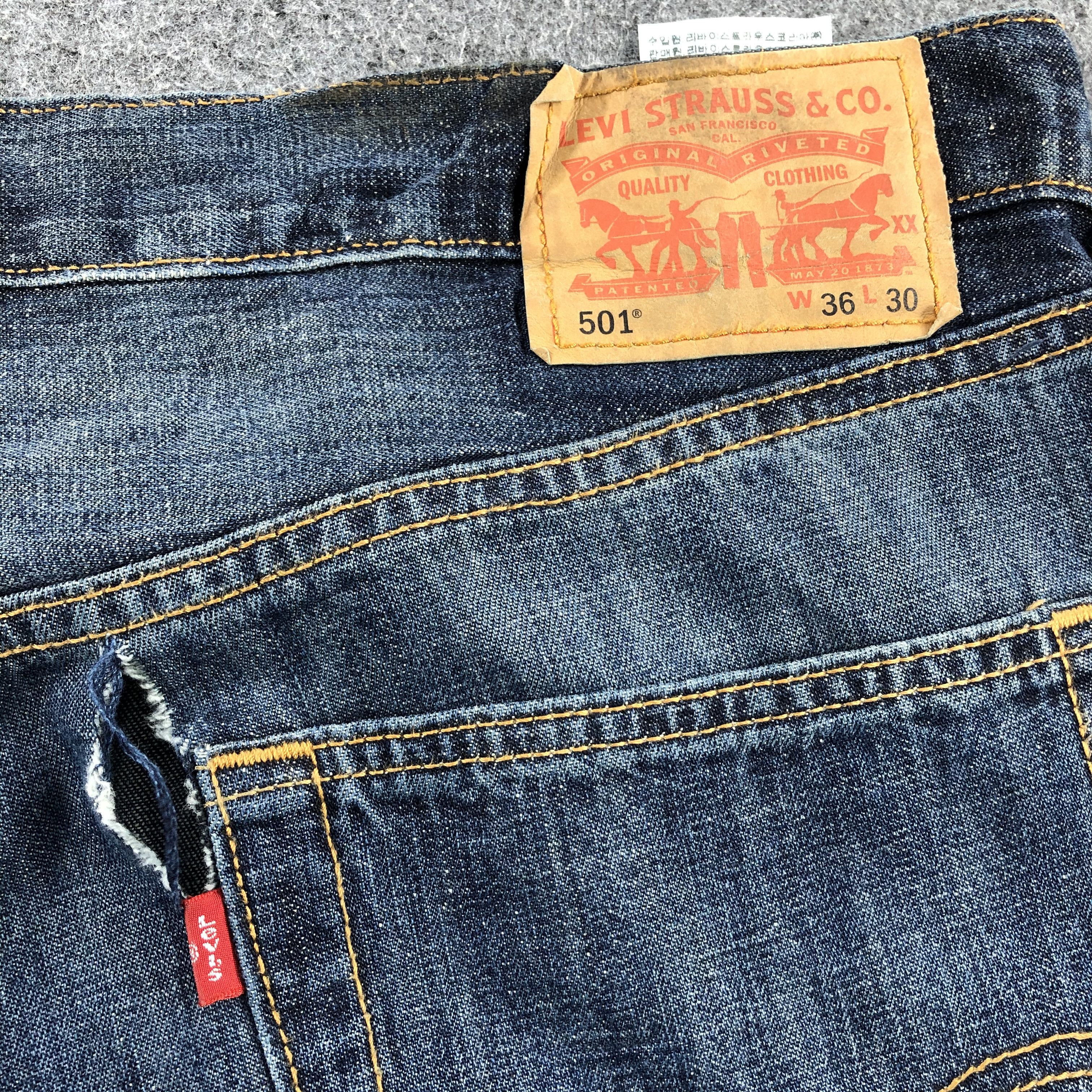Levi's Vintage Levis 501 Jeans-JM987 Size US 38 / EU 54 - 6 Thumbnail