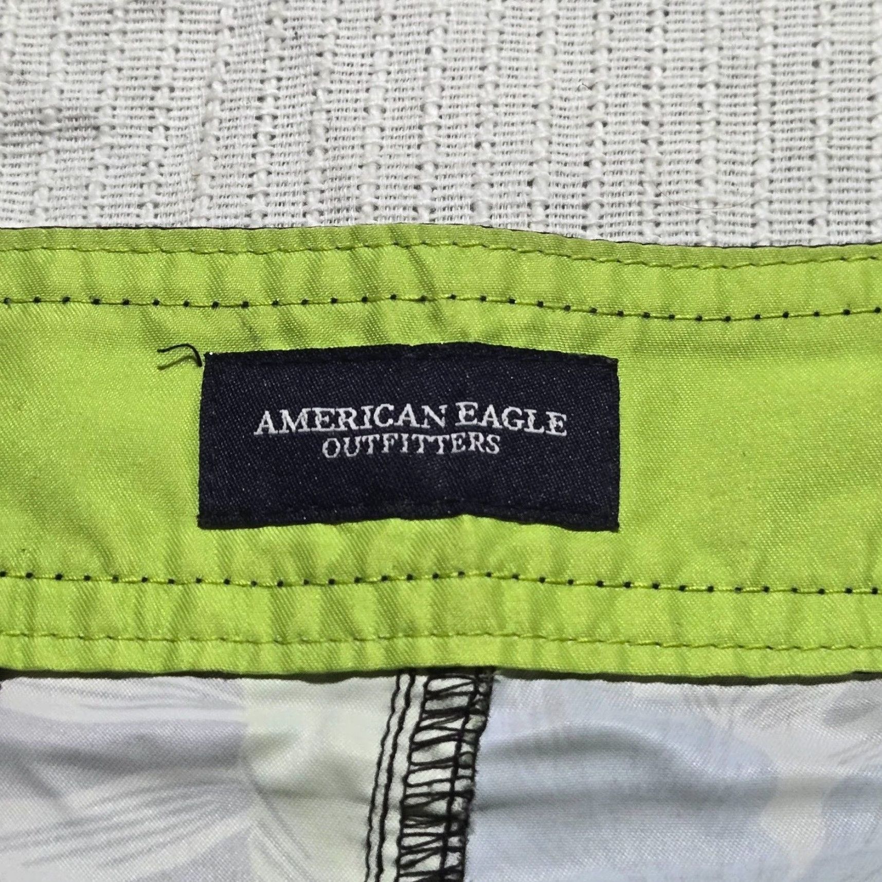 American Eagle Outfitters American Eagle Outfitters Swim Trunks Men M Multicolor Patriotic Elastic Waist Drawstring Pockets Mens Size US 31 - 2 Thumbnail