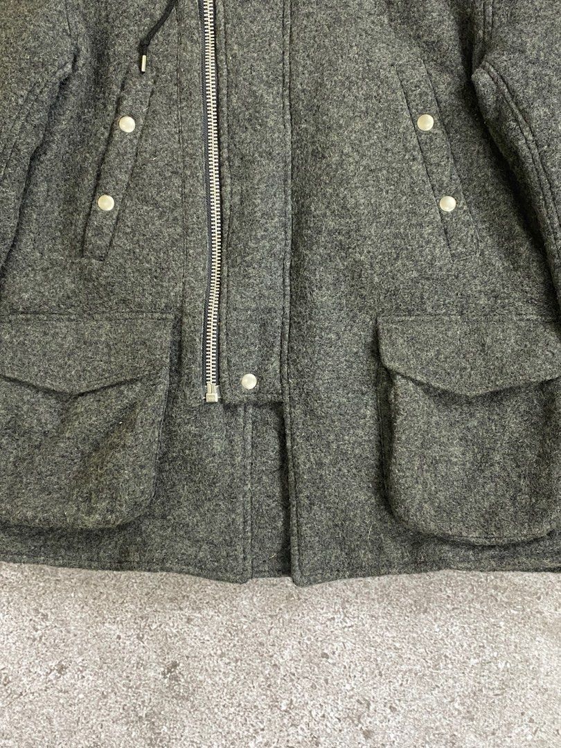 Le Grande Bleu (L.G.B.) 💥racoon fur💥Nano universe wool double zipper fur Size US M / EU 48-50 / 2 - 3 Thumbnail