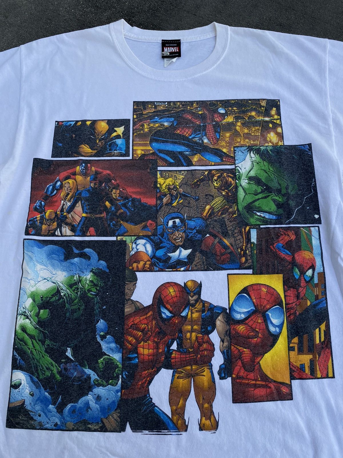 Marvel Comics × Vintage Vintage Rare Marvel Spiderman Wolverine X-Men Avengers Size US L / EU 52-54 / 3 - 1 Thumbnail