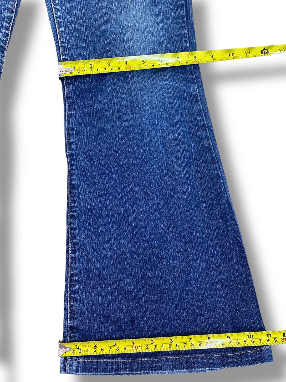 Levi's Levi’s X Cristina Llorca Faded Wash Style Flare Jeans Size US 34 / EU 50 - 10 Thumbnail