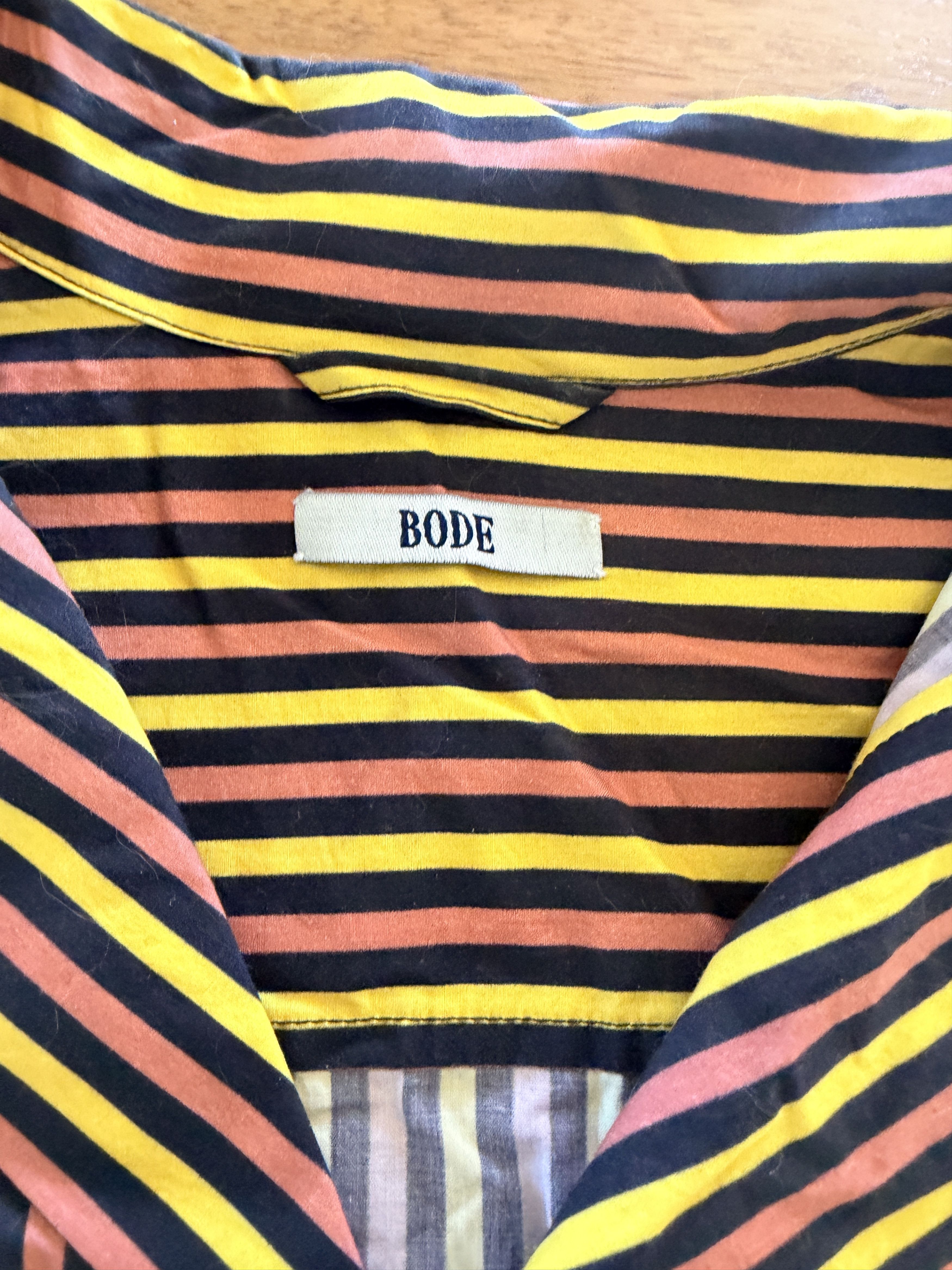 Bode Stripe Shirt - sz M/L Size US M / EU 48-50 / 2 - 3 Thumbnail