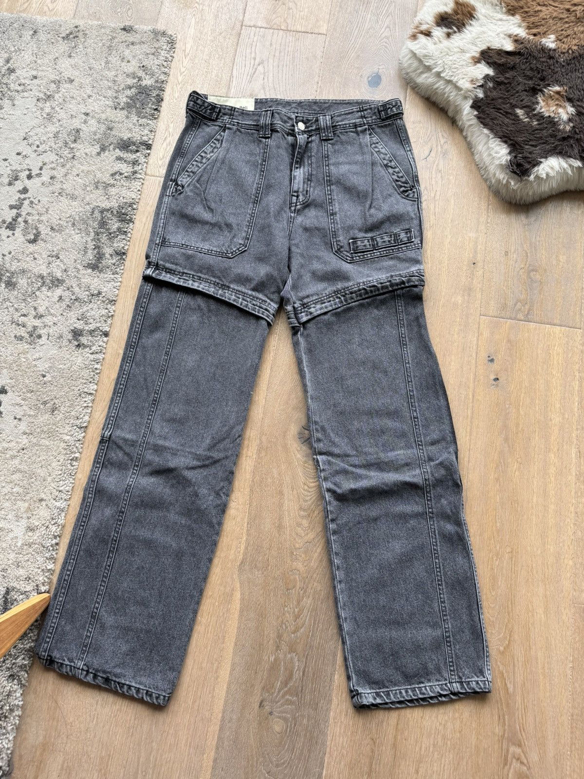 Andersson Bell Andersson Bell Cargo Denim Washed Black size 34 Size US 32 / EU 48 - 1 Thumbnail