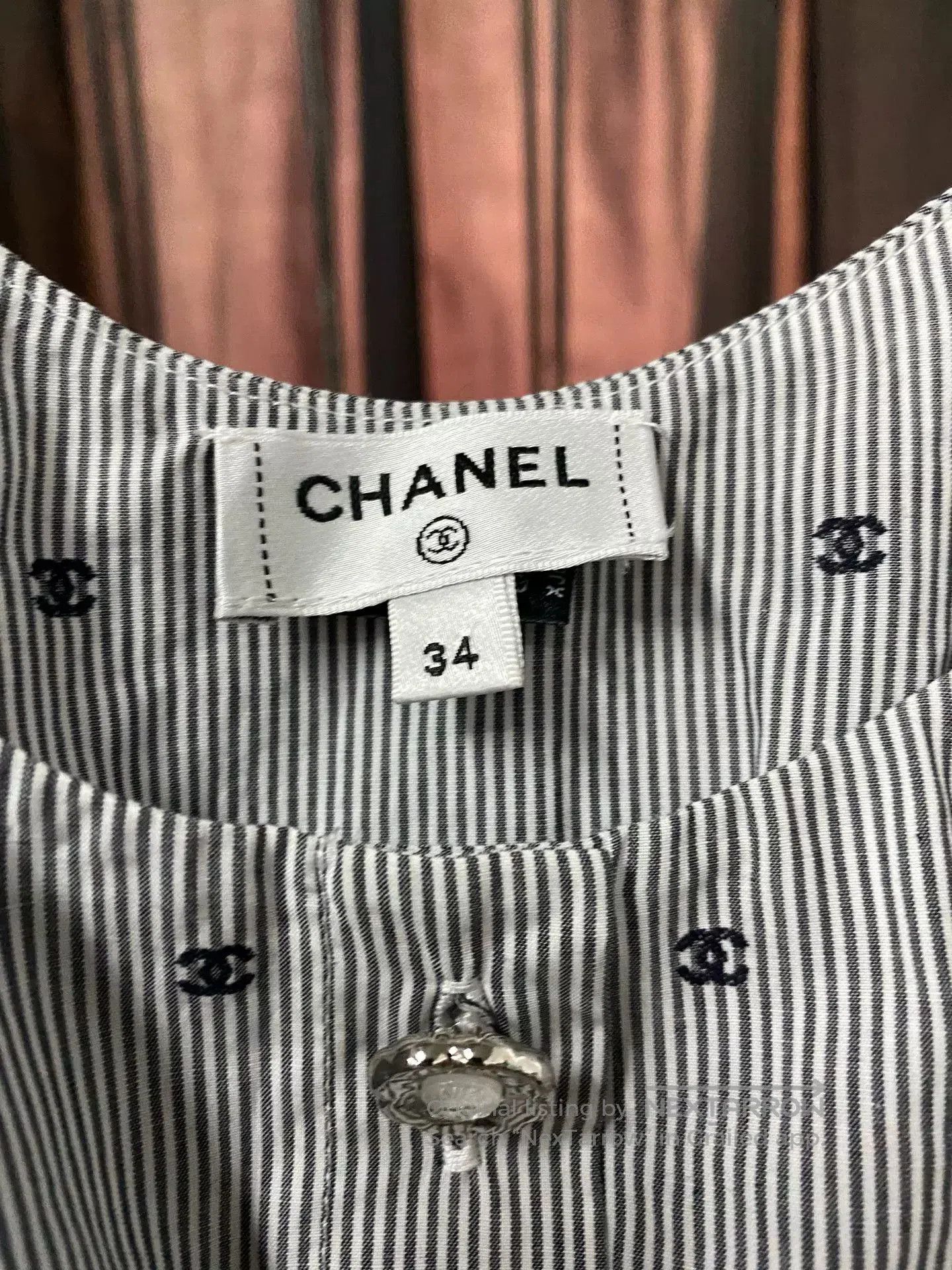 Chanel Chanel Pearl CC Sleeveless Camisole. Size US XS / EU 42 / 0 - 6 Thumbnail