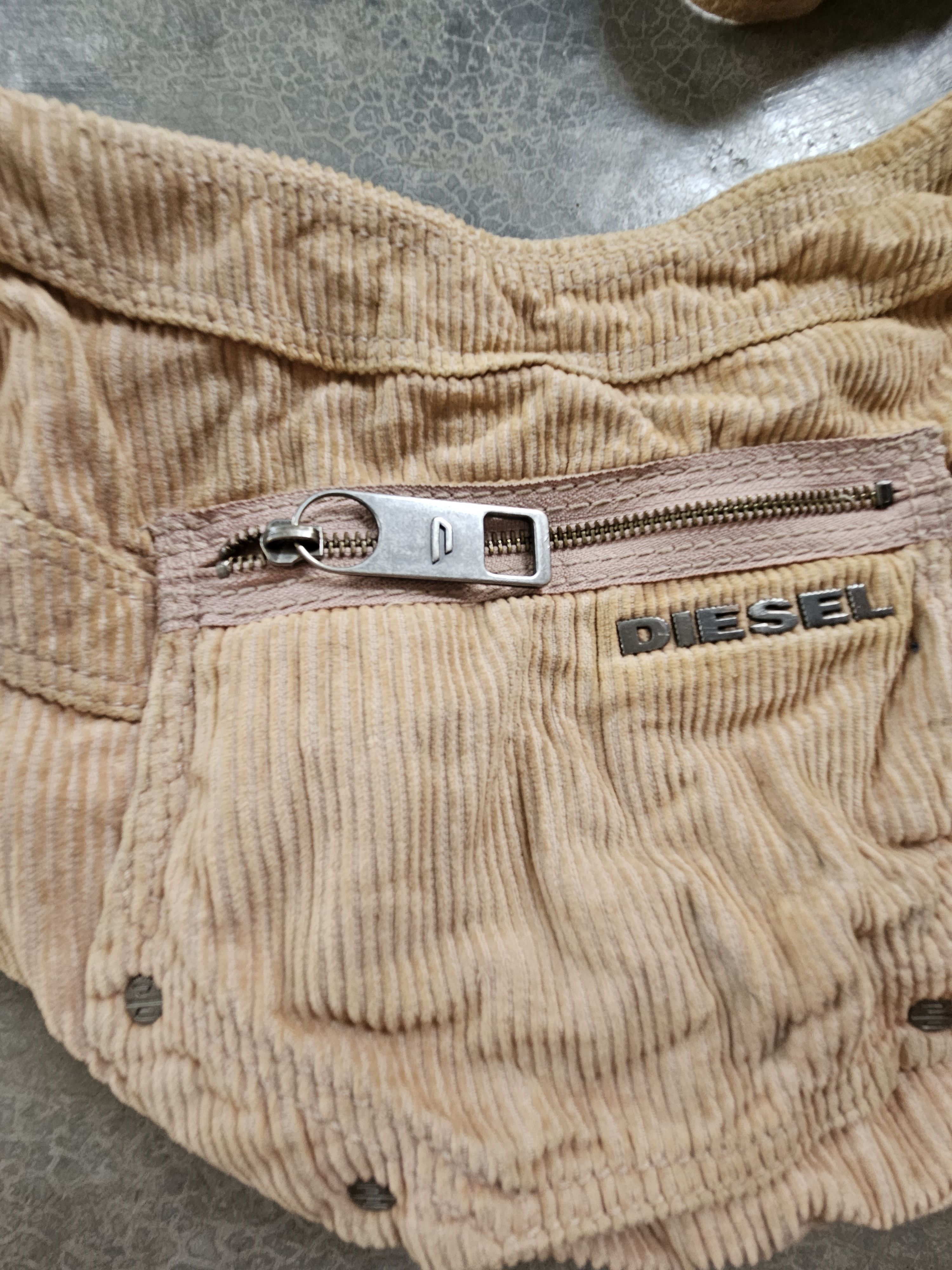 Diesel VTG DIESEL banana corduroy bag Size ONE SIZE - 9 Thumbnail