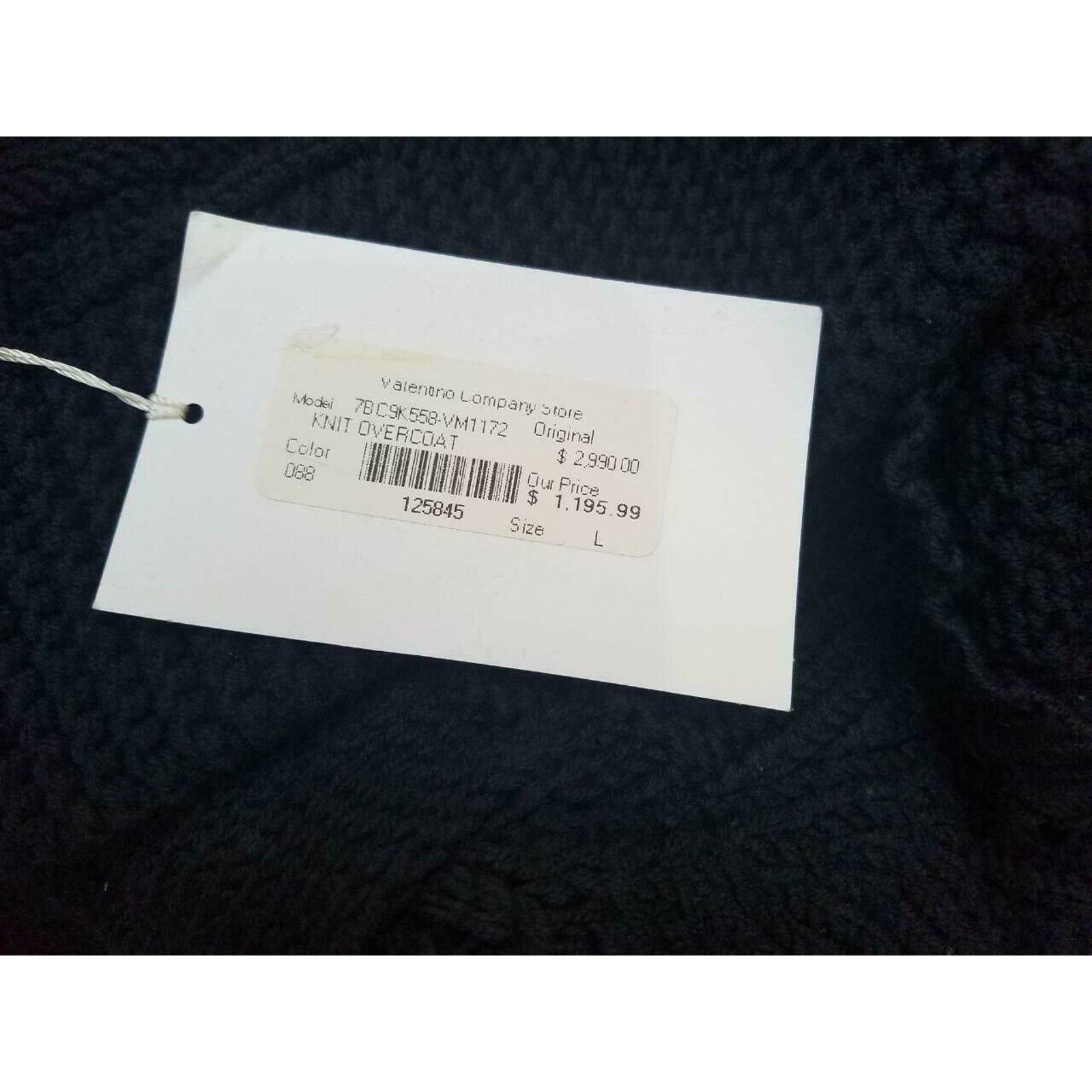 Valentino VALENTINO GARAVANI NAVY WOOL SWEATER CARDIGAN OVER COAT M IT Size M / US 6-8 / IT 42-44 - 12 Thumbnail