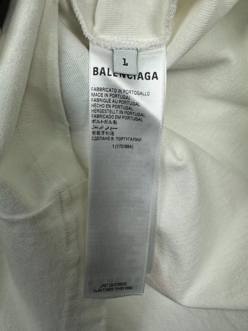 Balenciaga Balenciaga White op league racing badge short sleeve 2502-N Size US L / EU 52-54 / 3 - 8 Thumbnail
