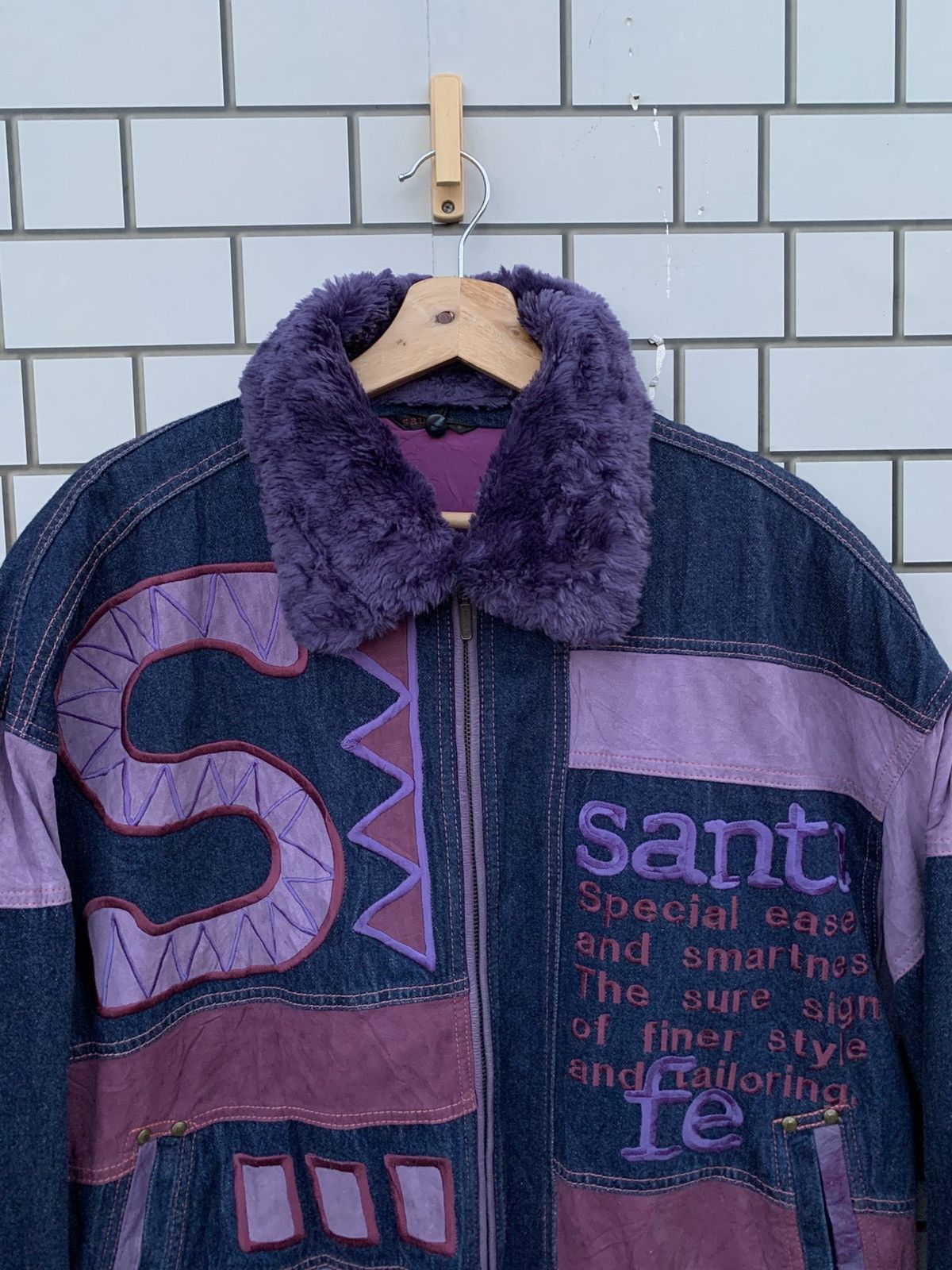 Japanese Brand Vintage Japanese Brand Santa Fee Denim Jacket Size US L / EU 52-54 / 3 - 7 Thumbnail