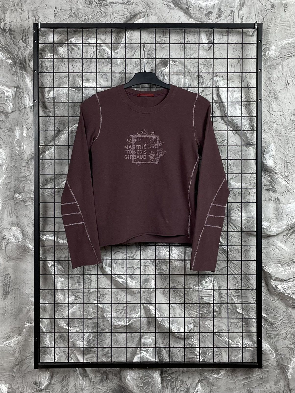 Marithe + Francois Girbaud M+ Francois Girbaud Rare Avant Garde Contrast Stitch Y2K Top Size S / US 4 / IT 40 - 1 Thumbnail