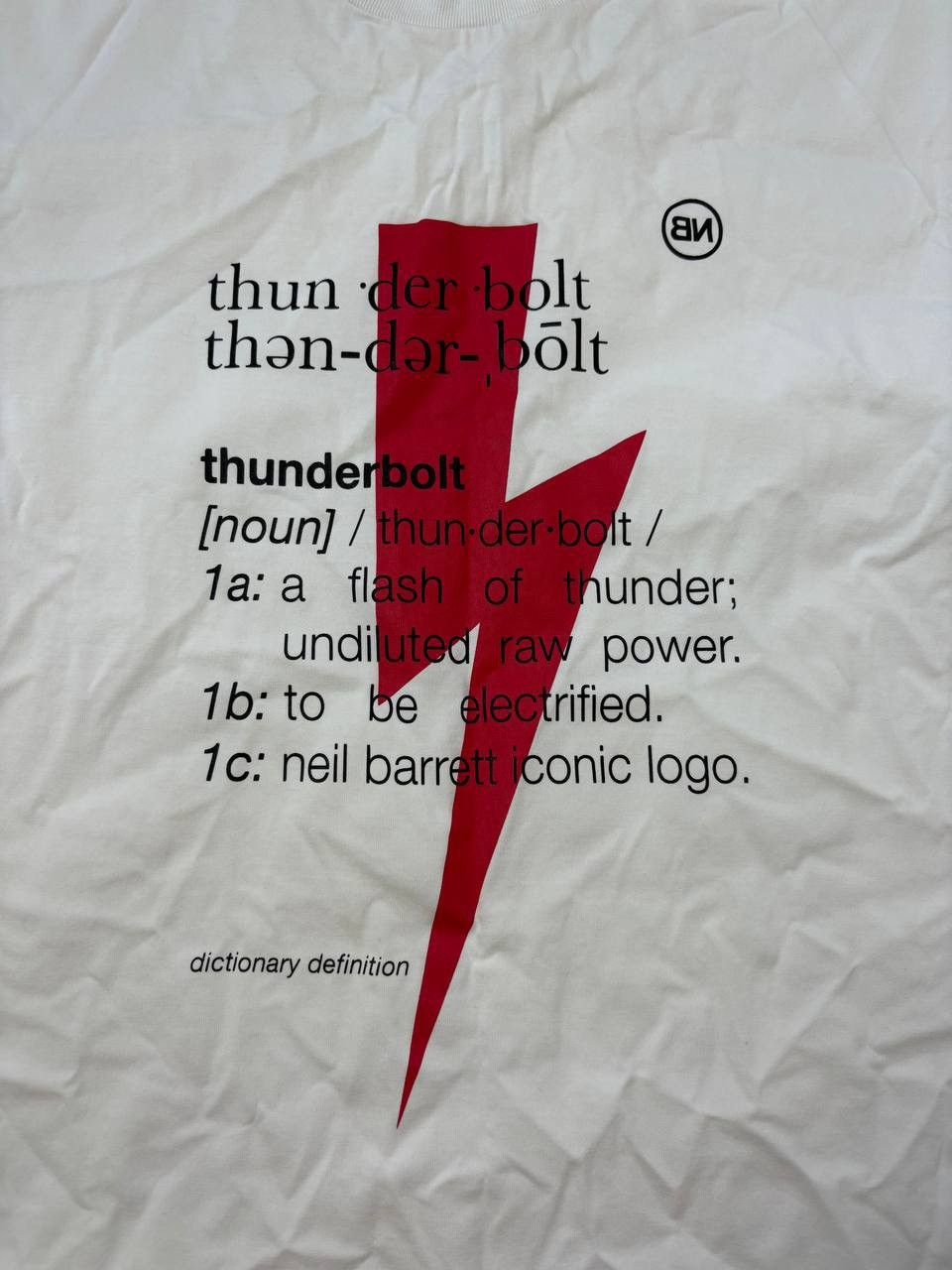 Neil Barrett Neil Barrett Thunderbolt tshirt Size US M / EU 48-50 / 2 - 2 Thumbnail
