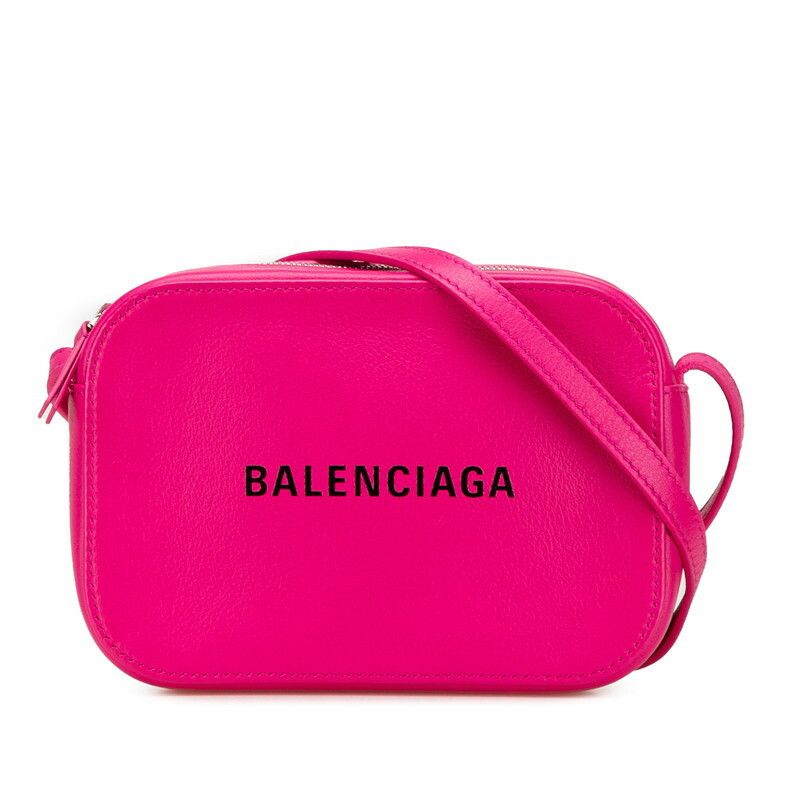 Balenciaga Balenciaga Leather Everyday Camera Bag Shoulder Bag 552372 Leather Crossbody Bag 552372 in Pink, Women's