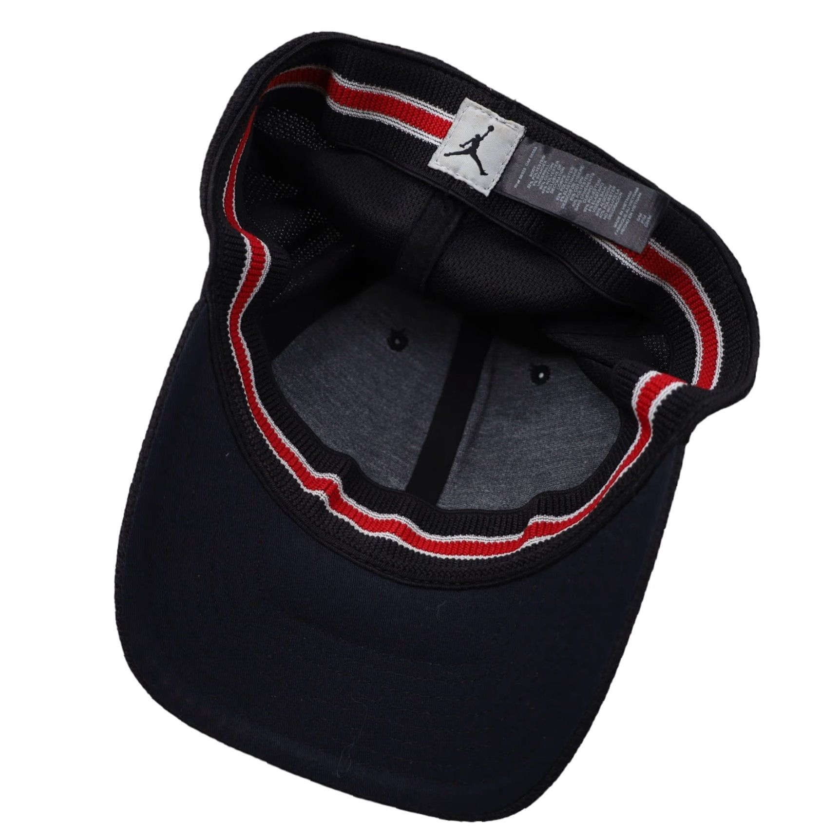 Nike VINTAGE Nike Air Jordan 5 Panel Fitted Hat 5 Panel Black Men S Hat Mens Black 90s Size ONE SIZE - 5 Thumbnail