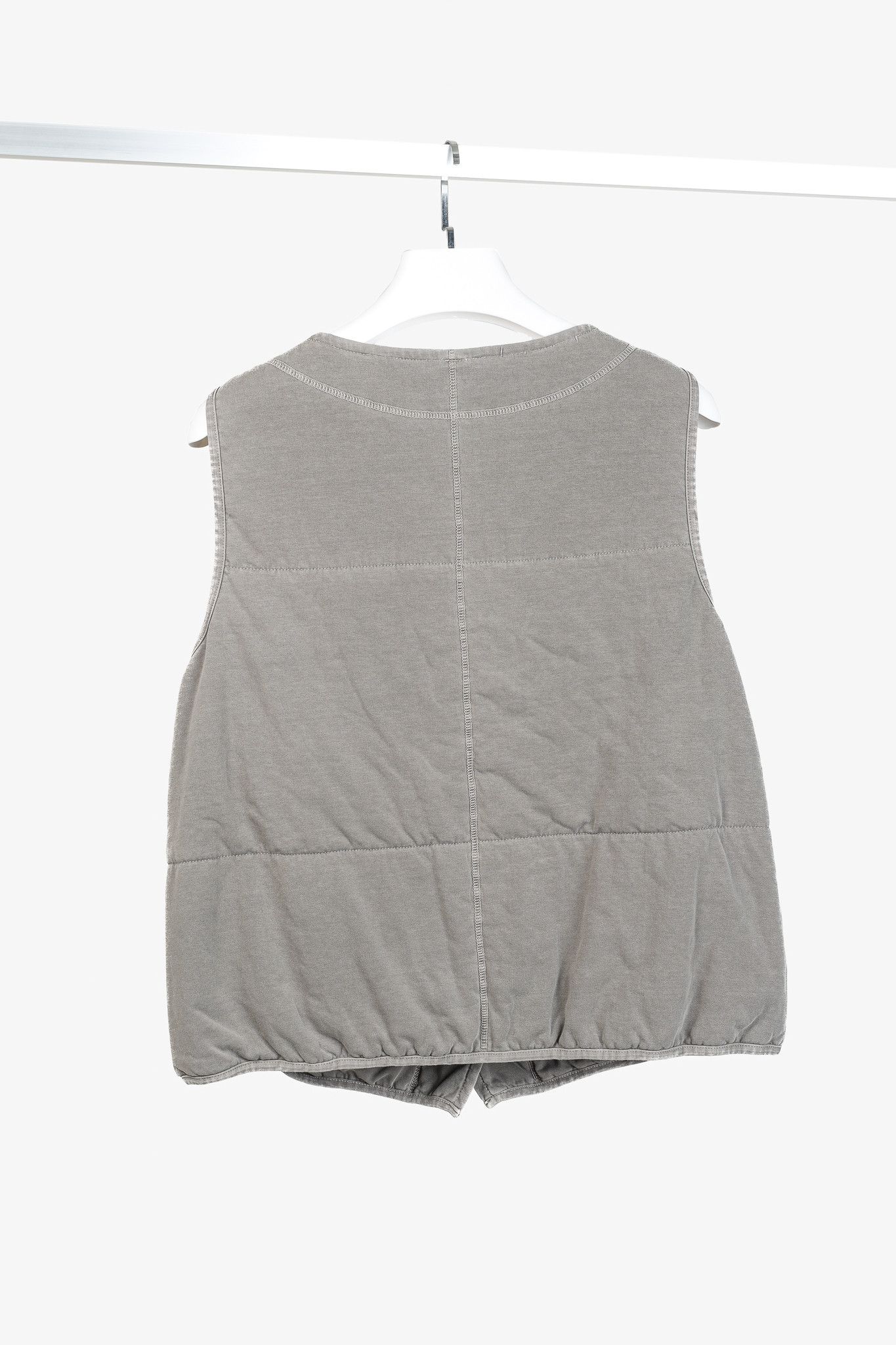 Other Ischiko Grey Padded-Cotton Buttoned Vest Size M / US 6-8 / IT 42-44 - 2 Thumbnail