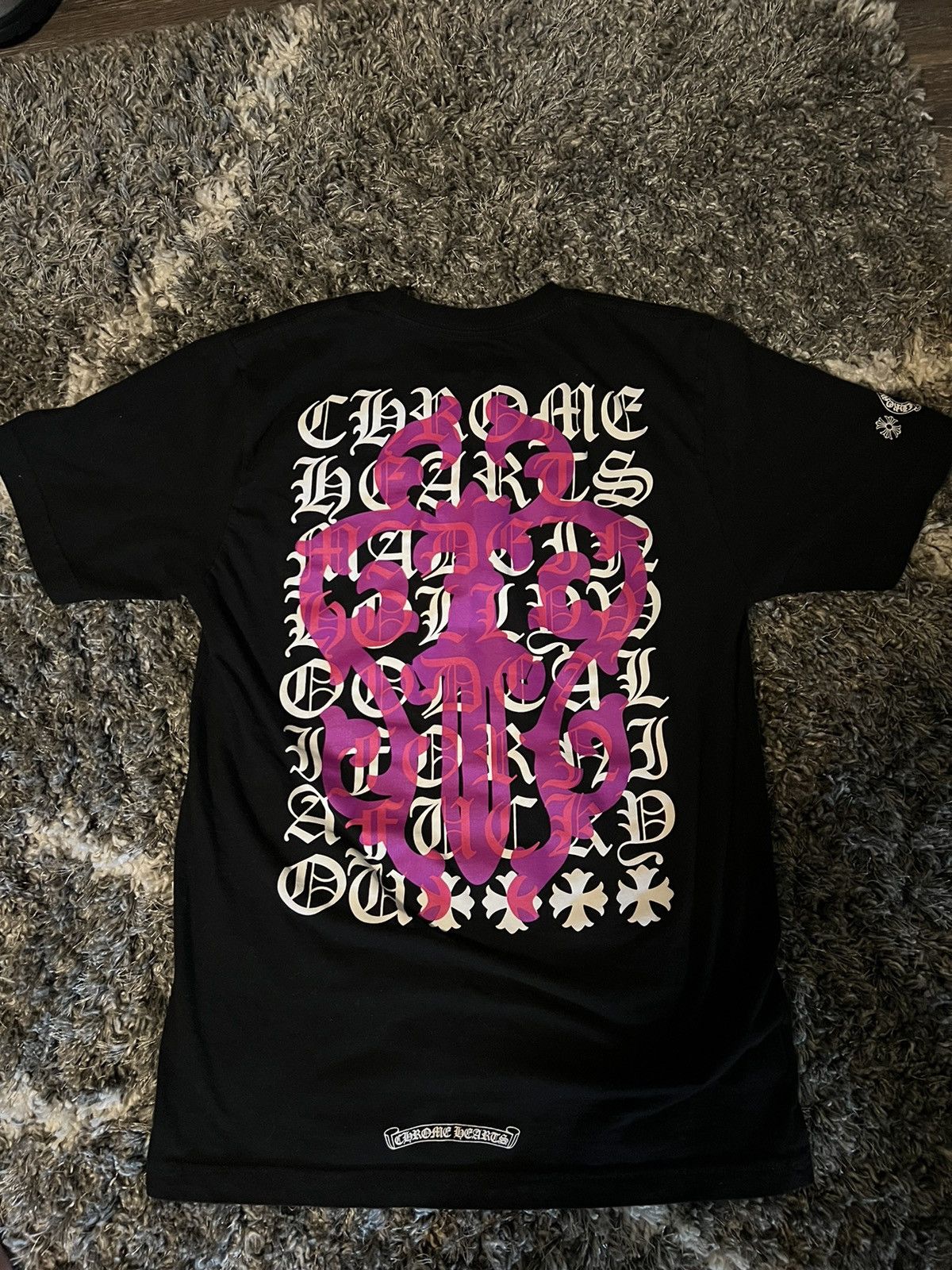 Chrome Hearts Chrome Hearts Eye Chart Print Grailed