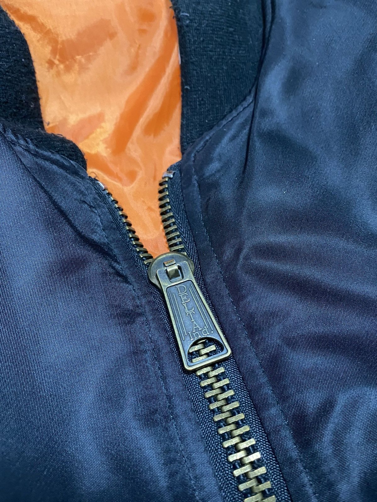 MIL-TEC MA-1 Vintage flyers man bomber delta jacket zip double side Size US M / EU 48-50 / 2 - 8 Thumbnail