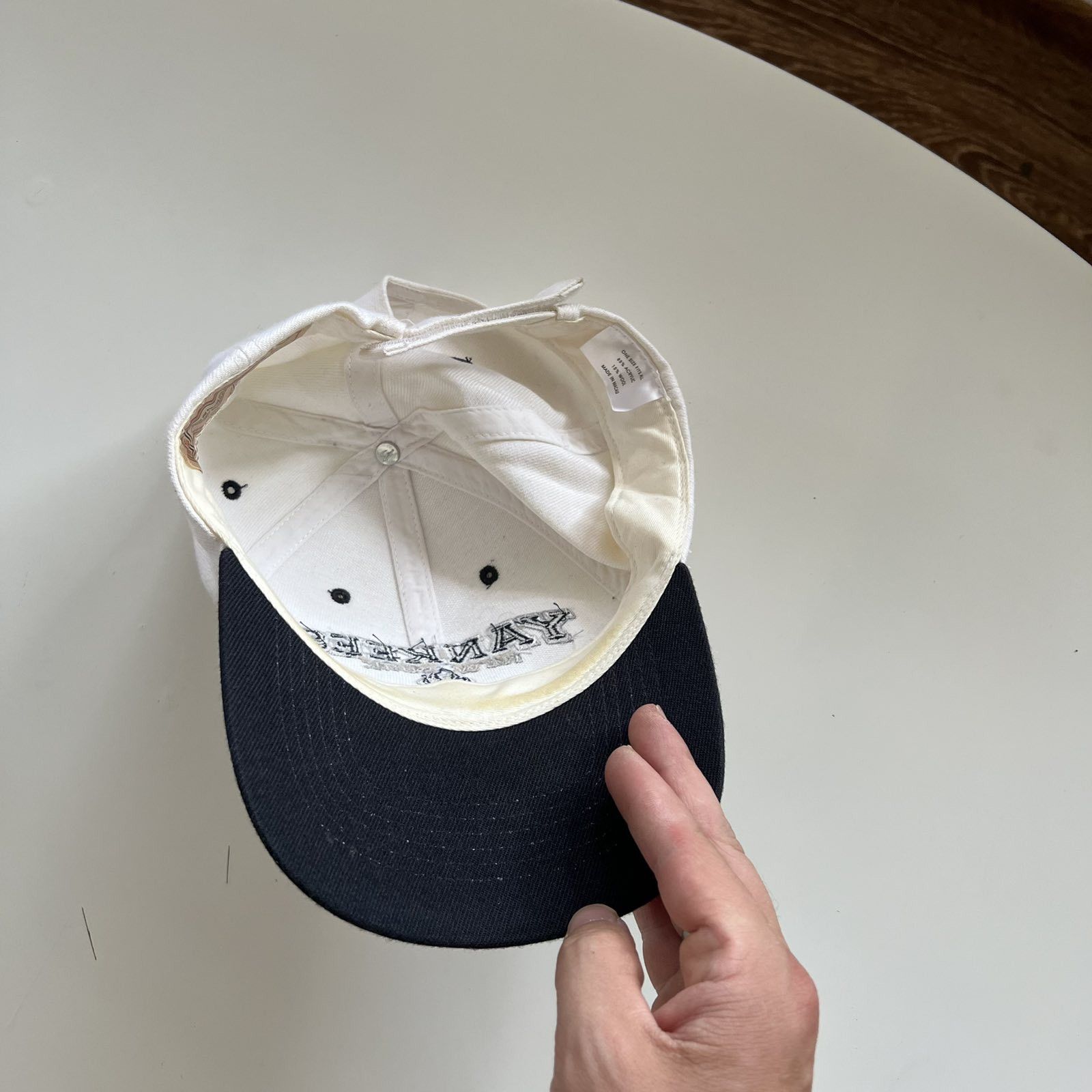 New York Yankees × Vintage New York Yankees Fitted MLB Cap Size ONE SIZE - 6 Thumbnail