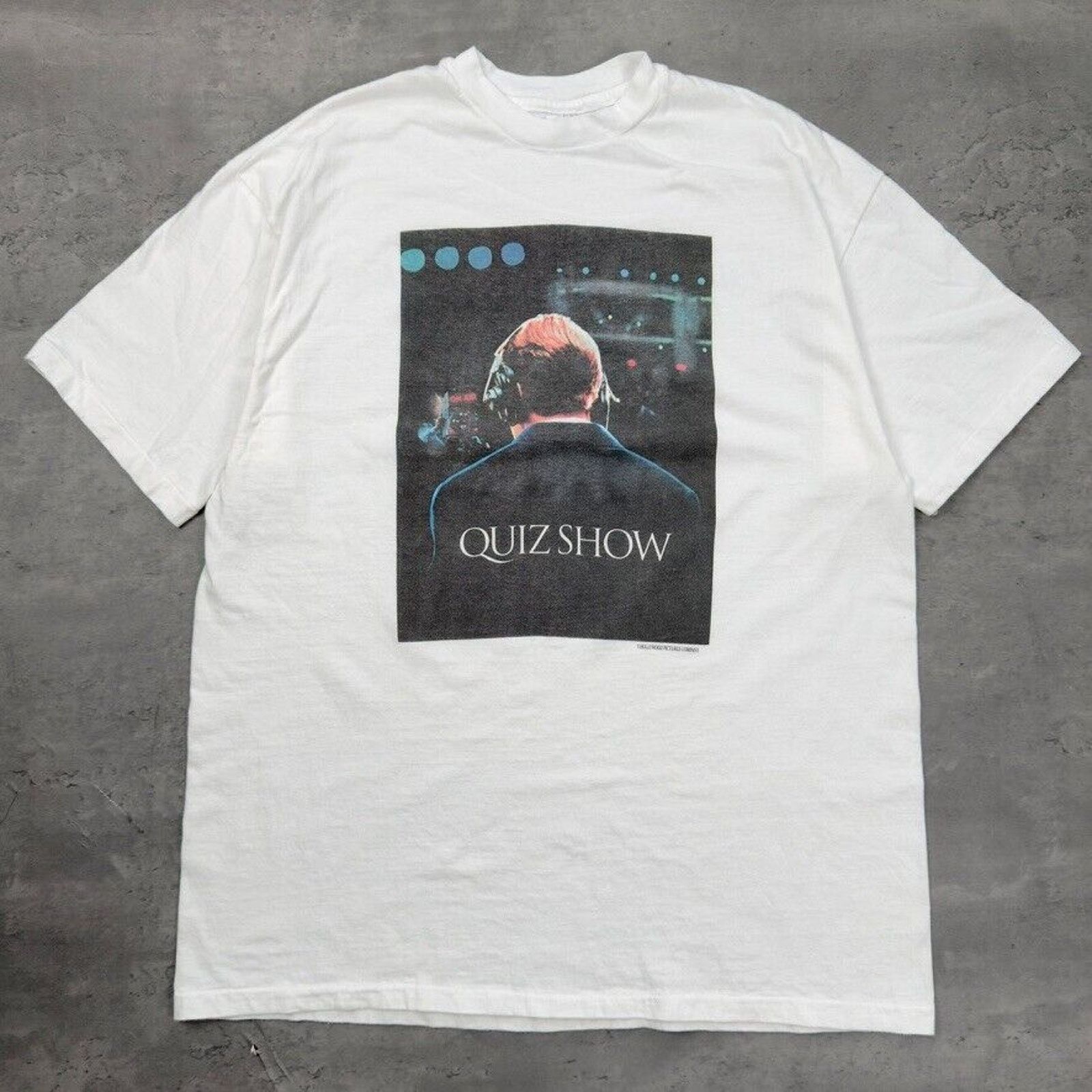Hanes × Vintage Vintage Single Stitch Quiz Show Robert Redford T Shirt Size US XL / EU 56 / 4 - 1 Thumbnail