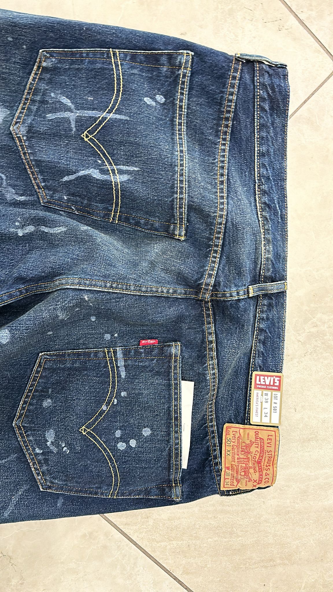 Levi's Vintage Clothing LVC Levi's Vintage Clothing 1955 501XX BigE Selvedge Jeans Size US 38 / EU 54 - 4 Thumbnail
