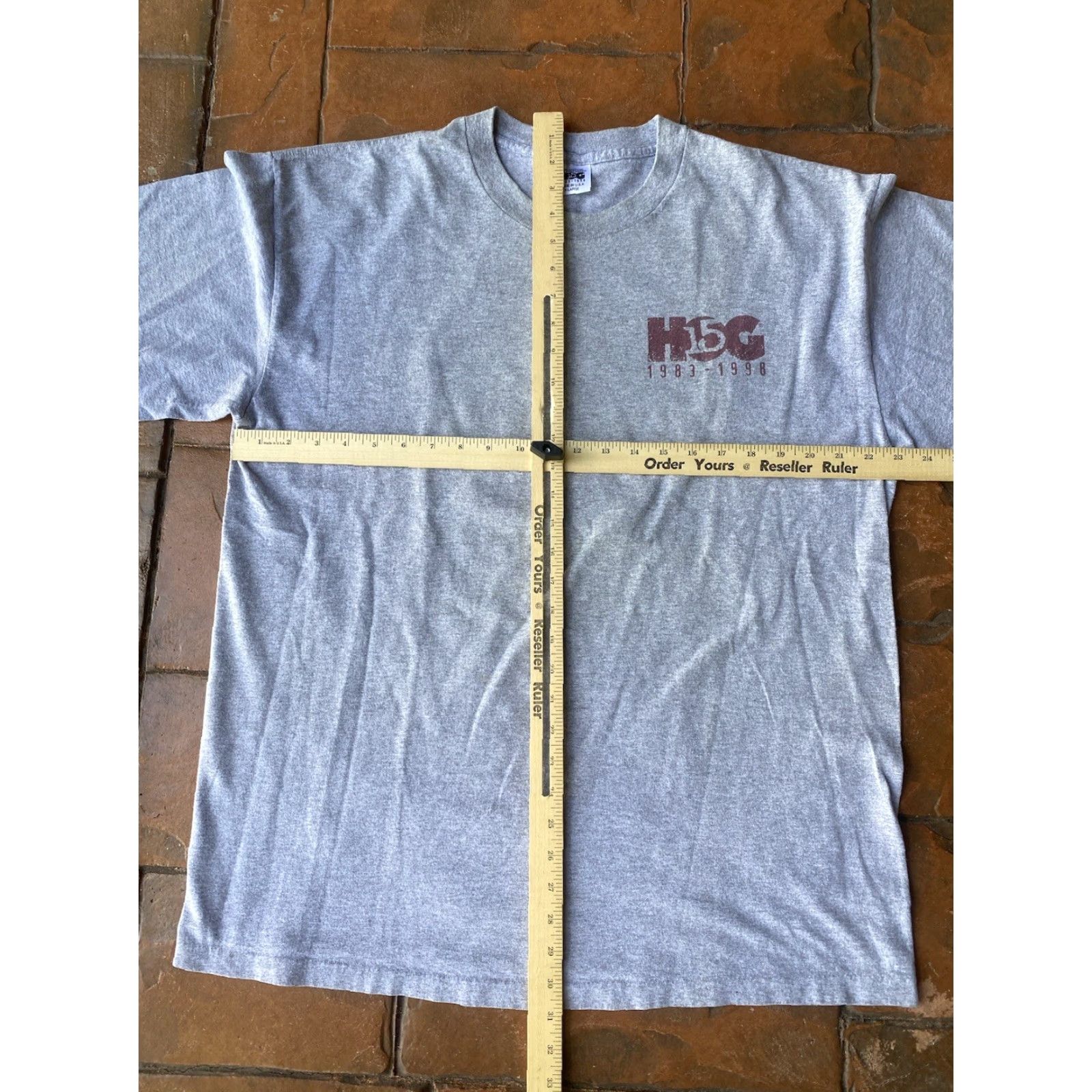 Harley Davidson VINTAGE Harley-Davidson T-Shirt XL Gray 90s Crew Neck Short Sleeve HOG Anniversary Logo Men's Size US XL / EU 56 / 4 - 6 Thumbnail