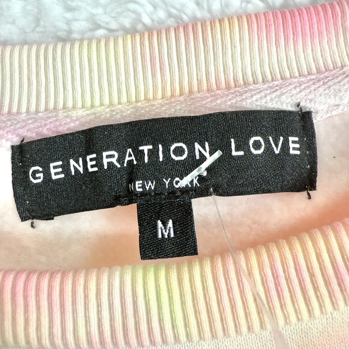 Generation Love Generation Love Pearl Neon Tie Dye Sweater size M pink Size M / US 6-8 / IT 42-44 - 3 Thumbnail